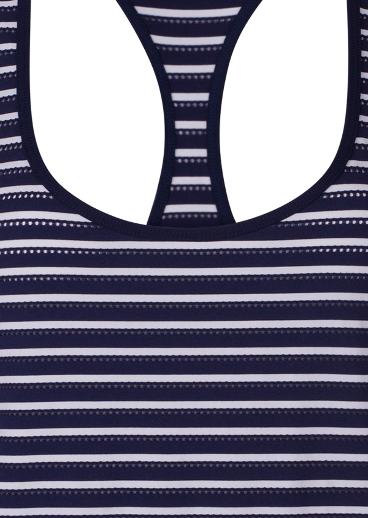 Lorna Jane Capri Stripe Excel Tank - Ink/White