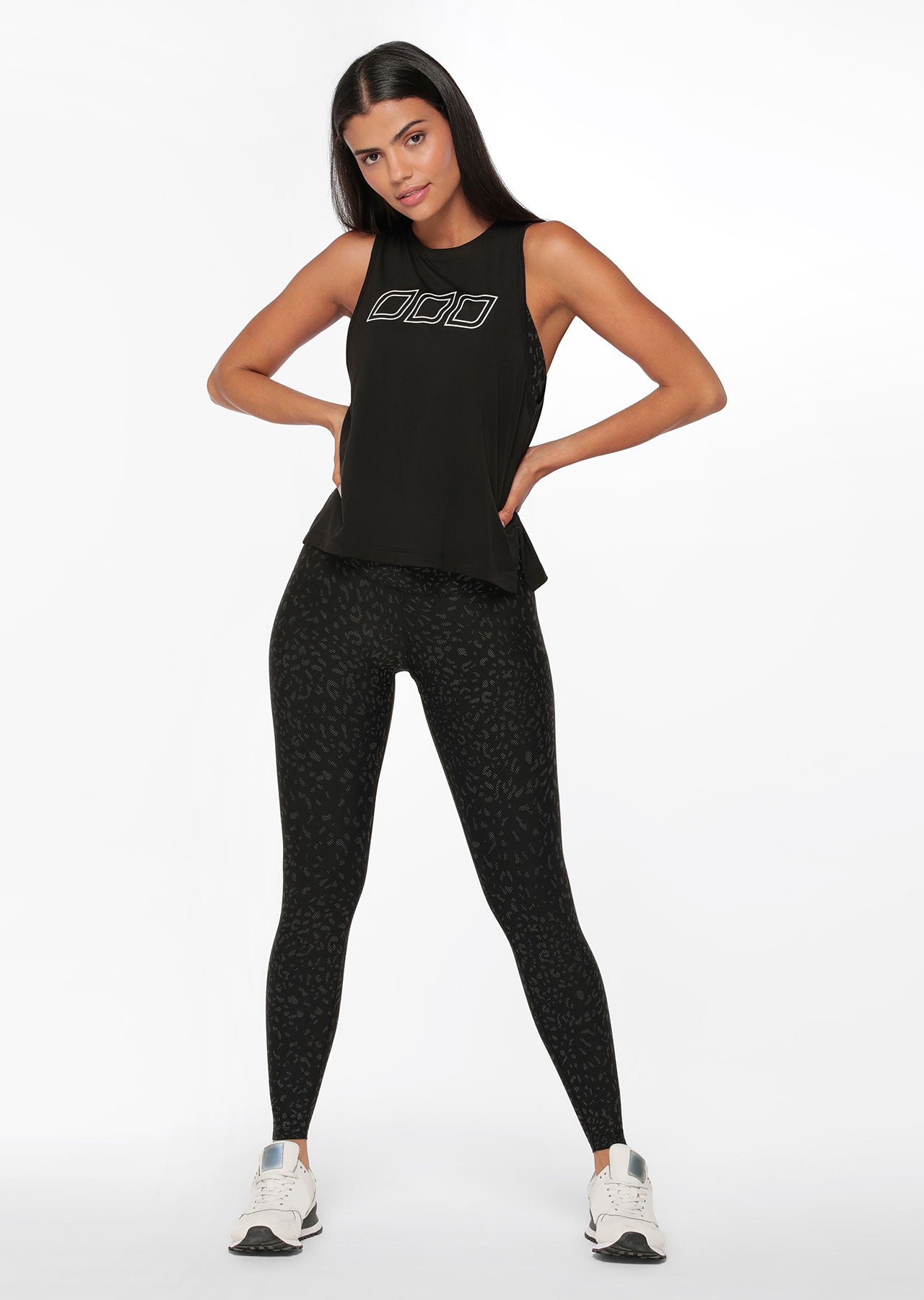 Lorna Jane Cardio Active Tank - Black