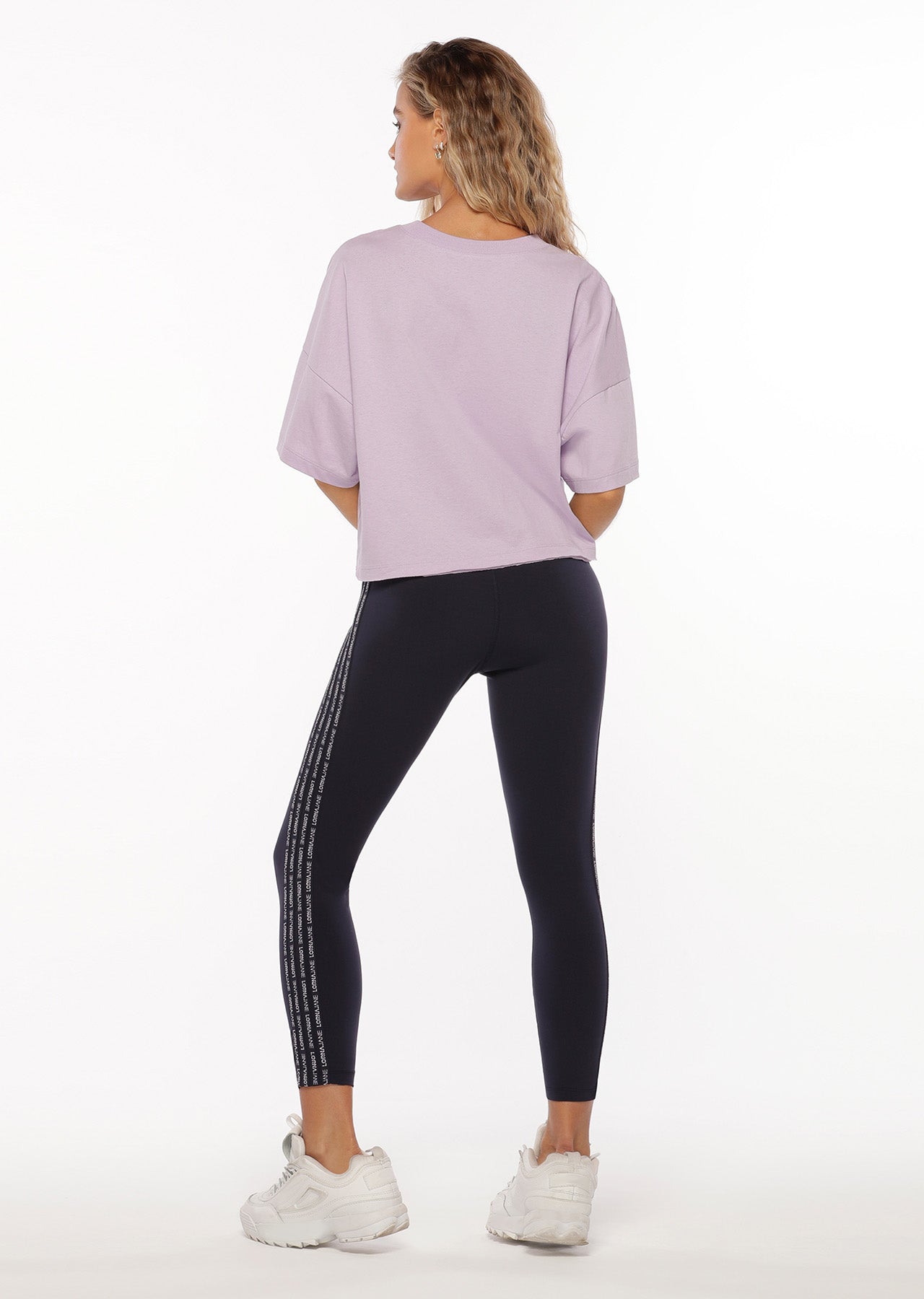 Lorna Jane Checked Out Tee - Dusty Lilac