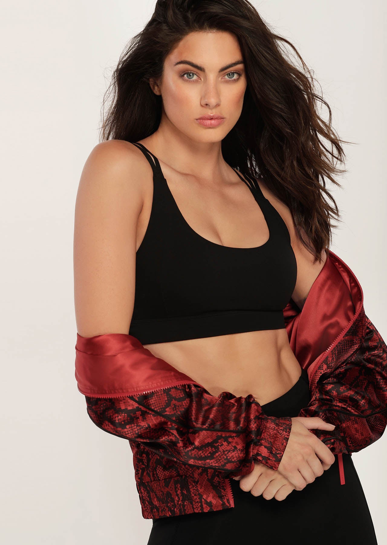Lorna Jane Cobra Bomber Jacket - Cobra Print