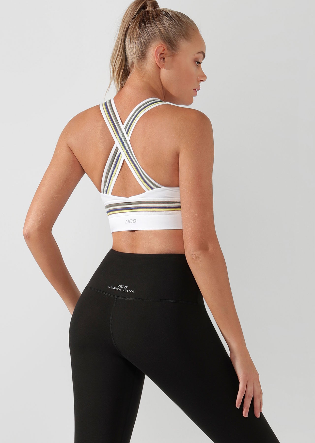 Lorna Jane Comfort And Coverage Sports Bra - White