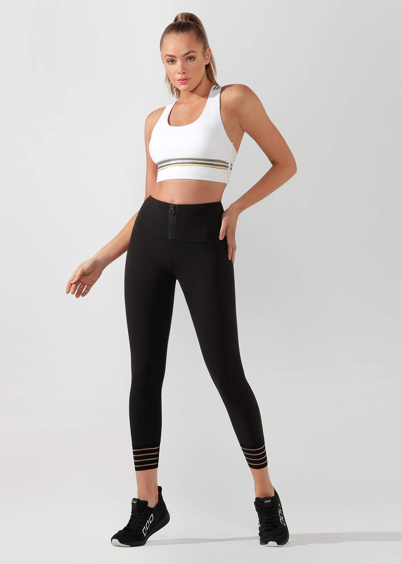 Lorna Jane Comfort And Coverage Sports Bra - White