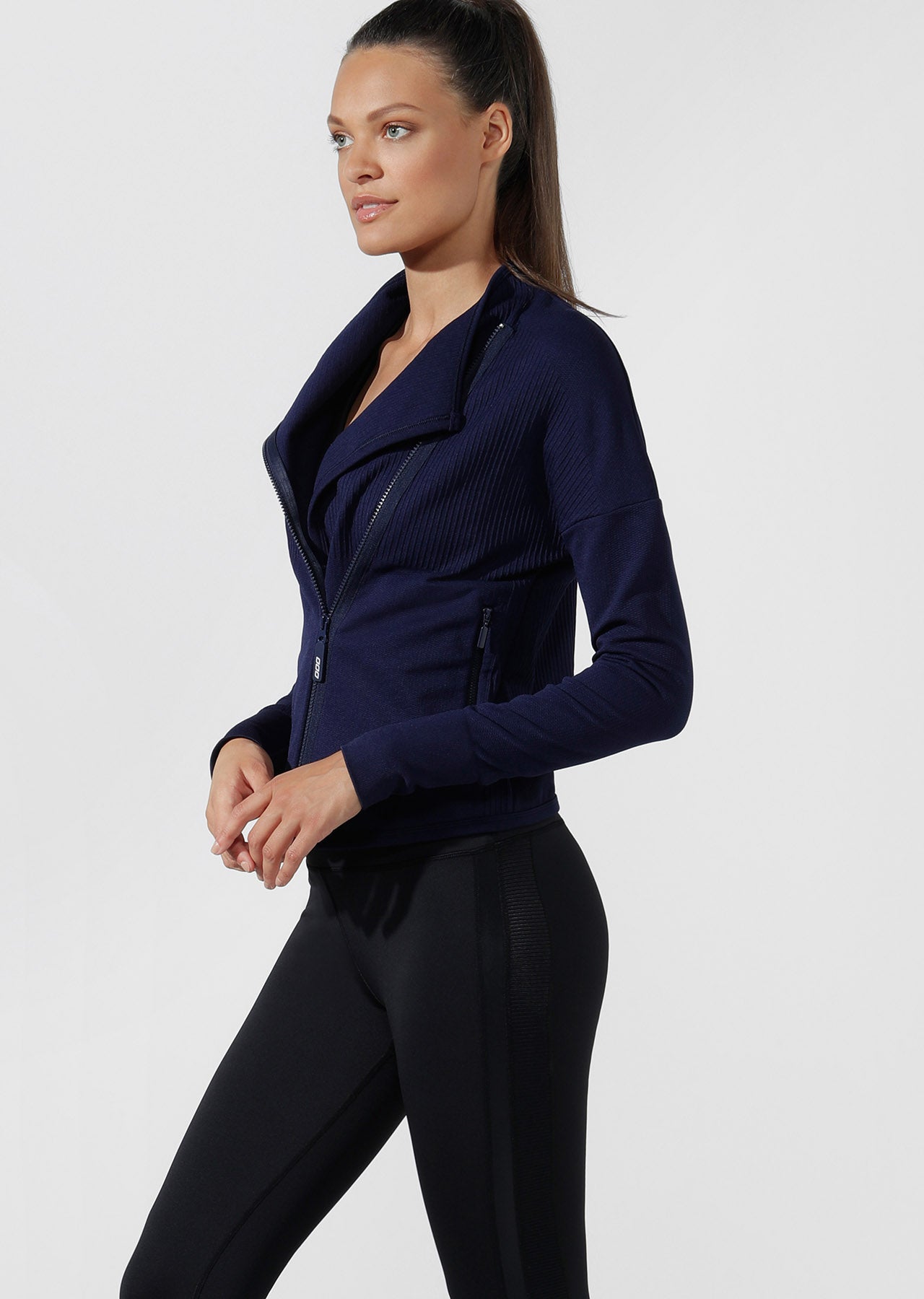 Lorna Jane Comfort Seamless Jacket - French Navy