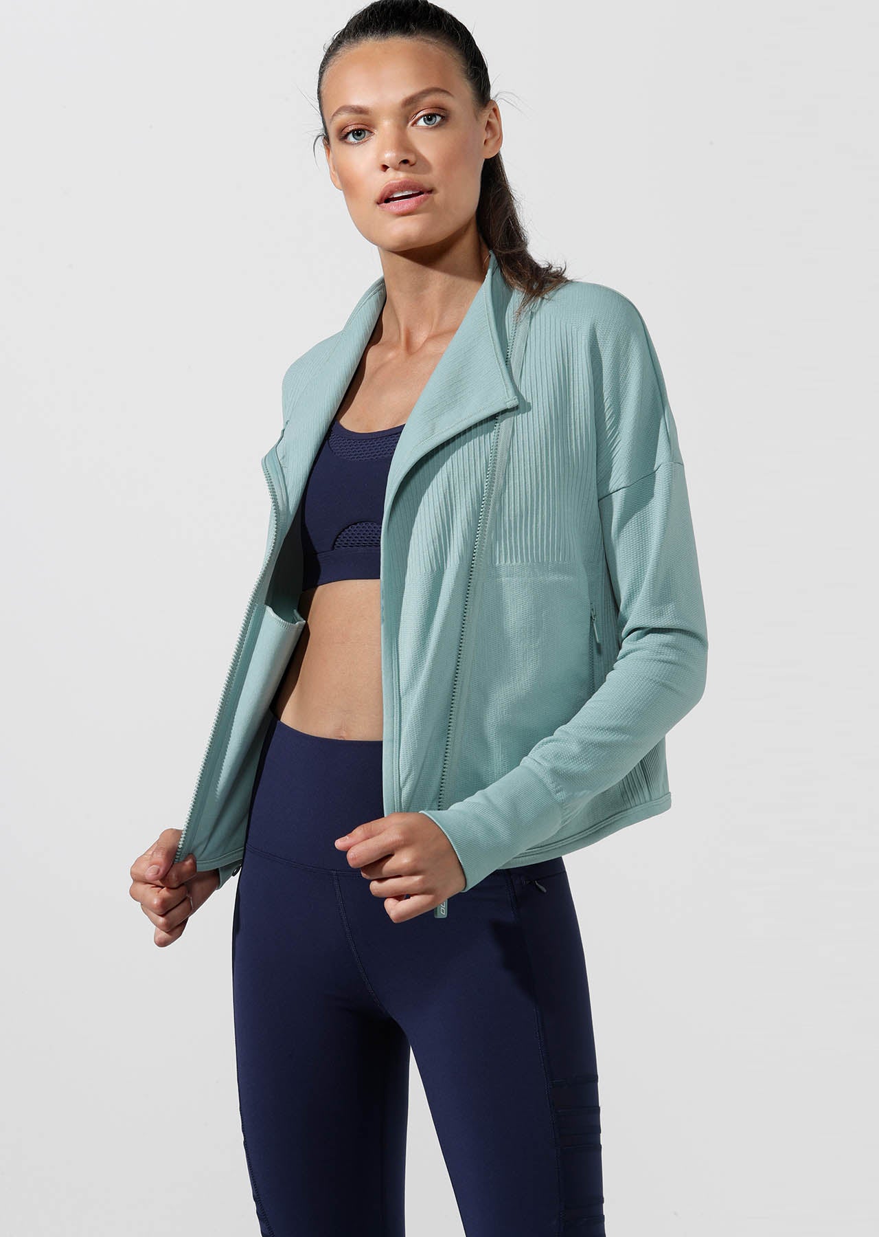 Lorna Jane Comfort Seamless Jacket - Succulent