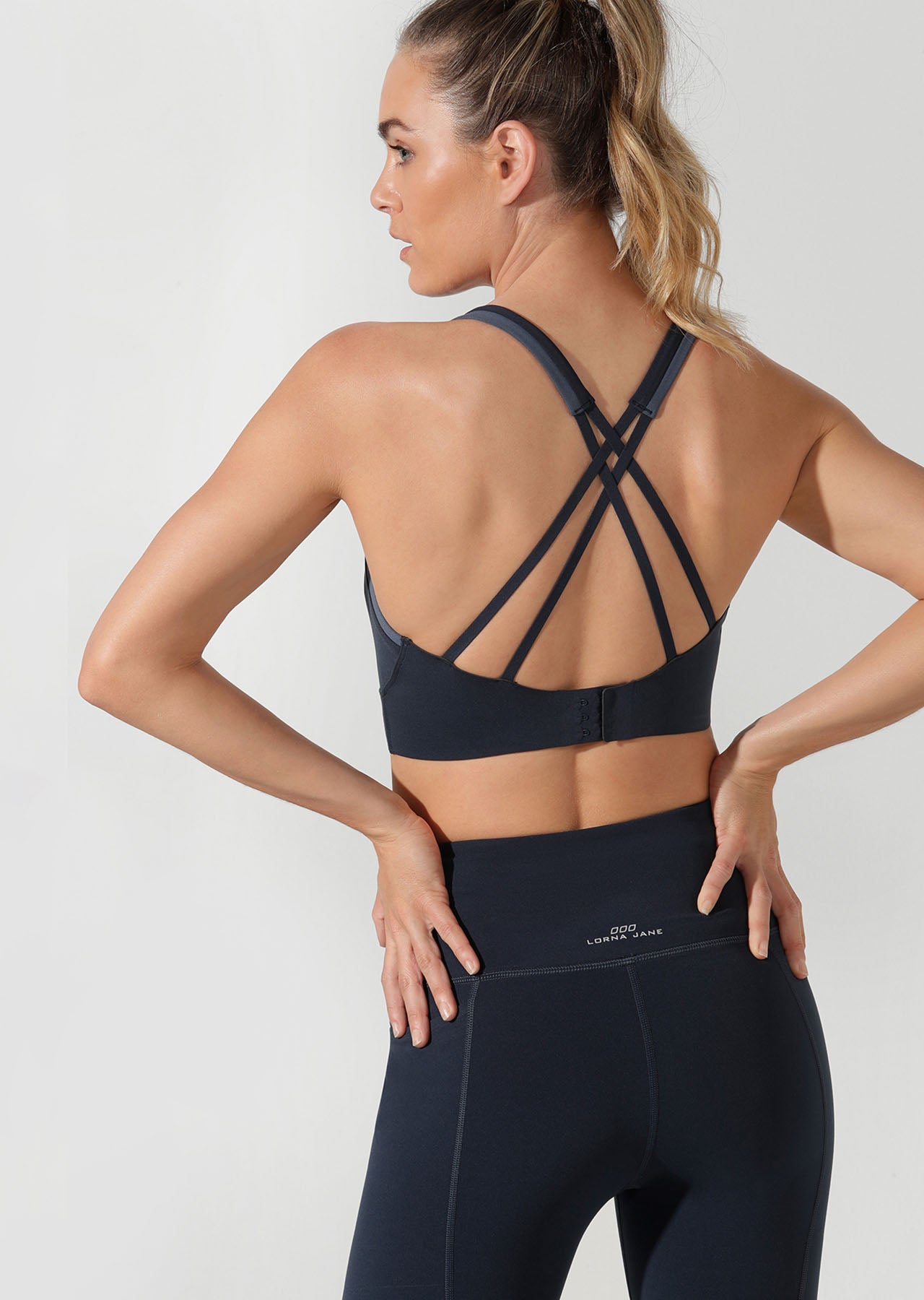 Lorna Jane Comfortable Support Sports Bra - Midnight Indigo