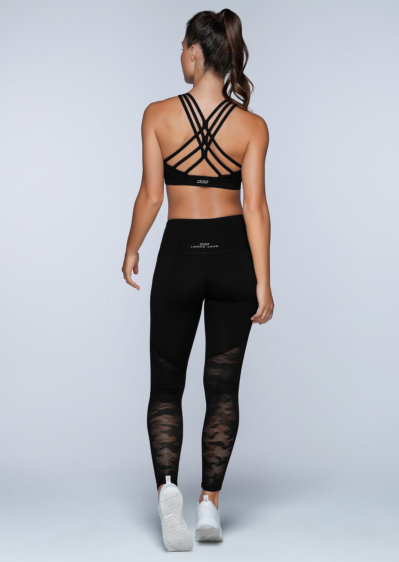 Lorna Jane Commando Core F/L Tight - Black