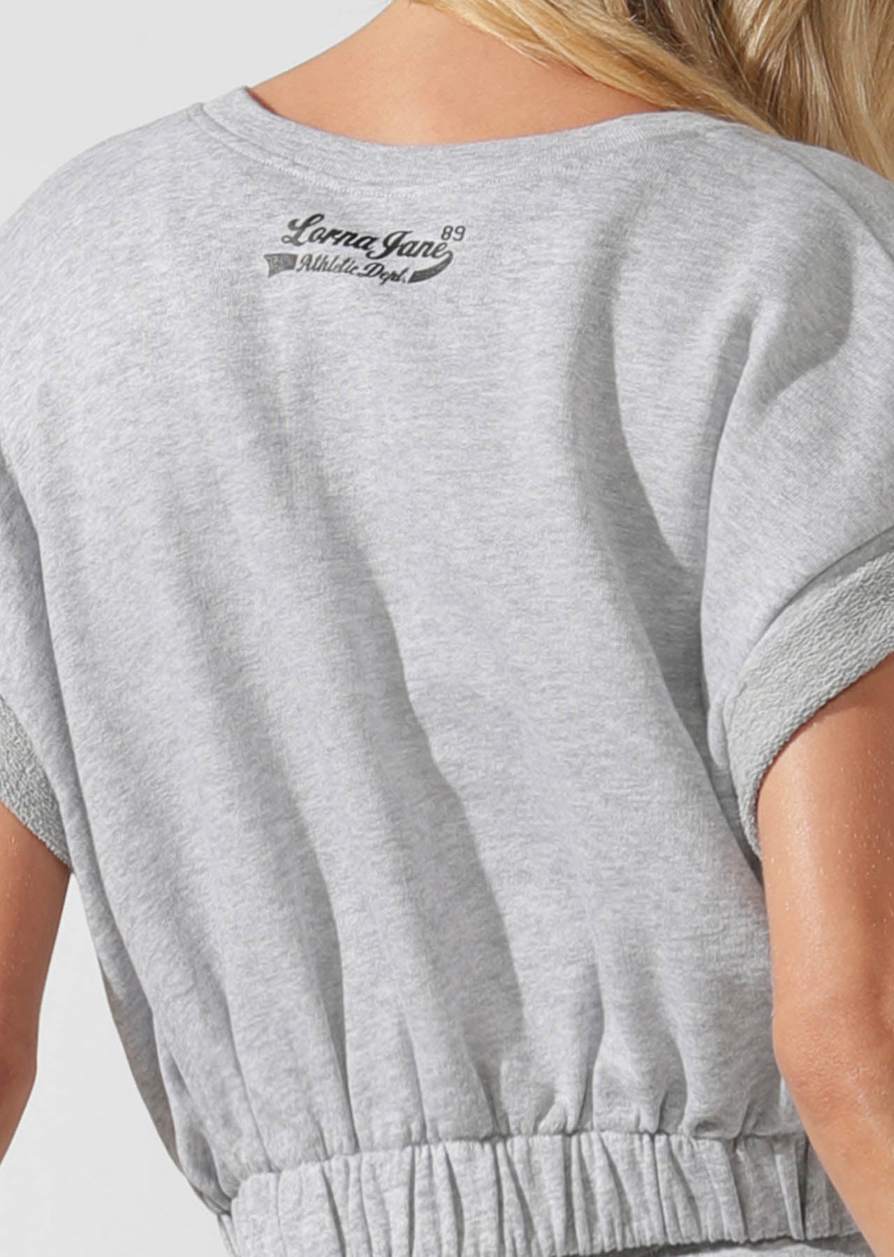 Lorna Jane Complete Comfort Cropped Sweat - Grey Marl
