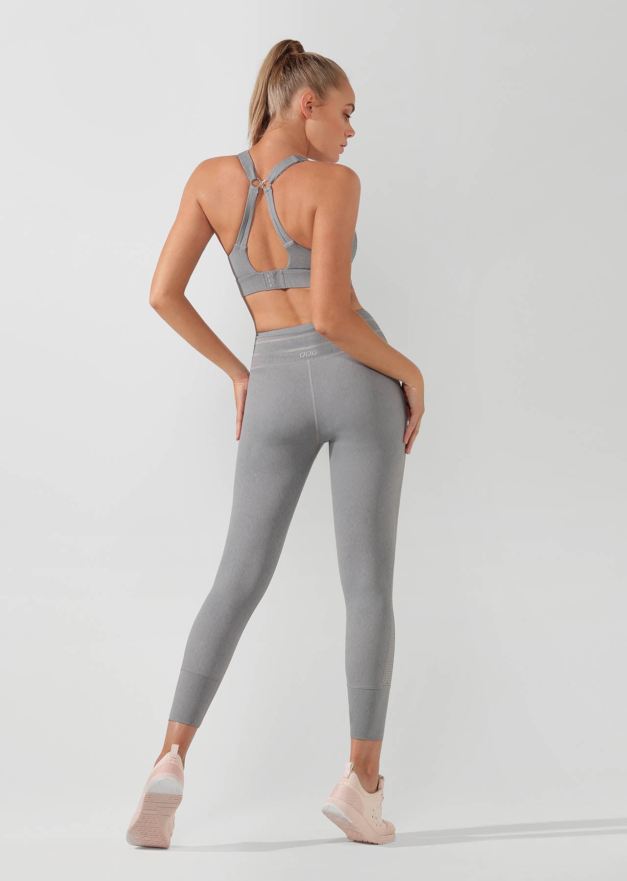 Lorna Jane Cool Touch Core Ankle Biter Tight - Nu Grey Marl