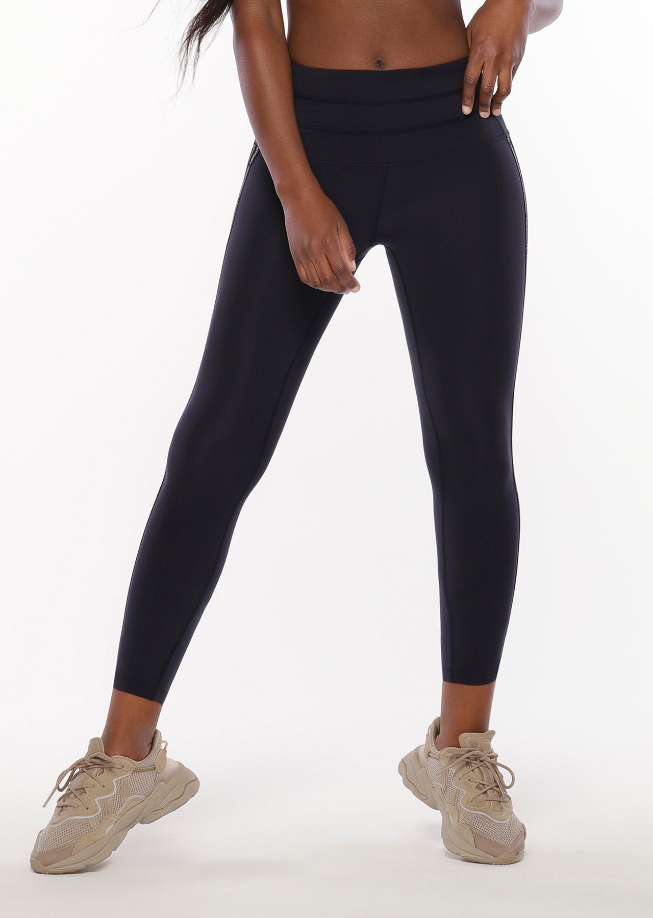 Lorna Jane Core Racer Ankle Biter Leggings - French Navy