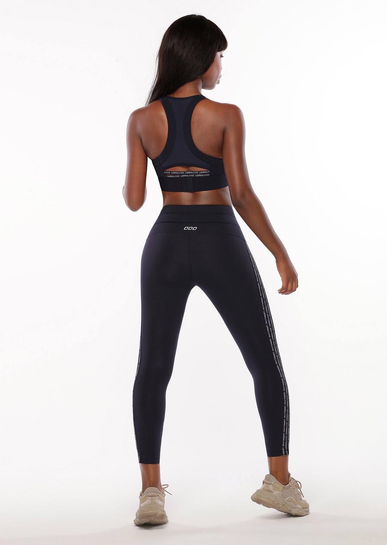 Lorna Jane Core Racer Ankle Biter Leggings - French Navy