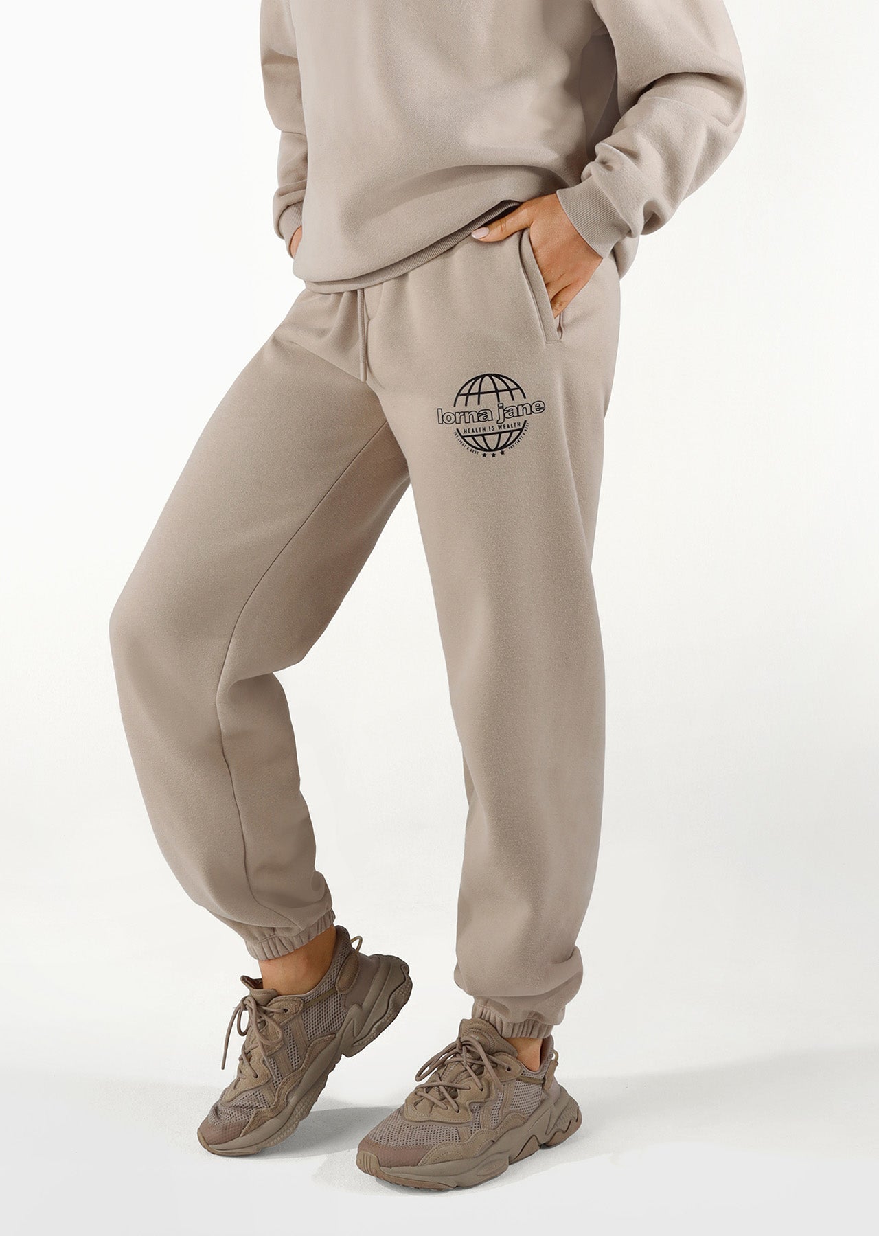 Lorna Jane Cosy Up Track Pants - Off White
