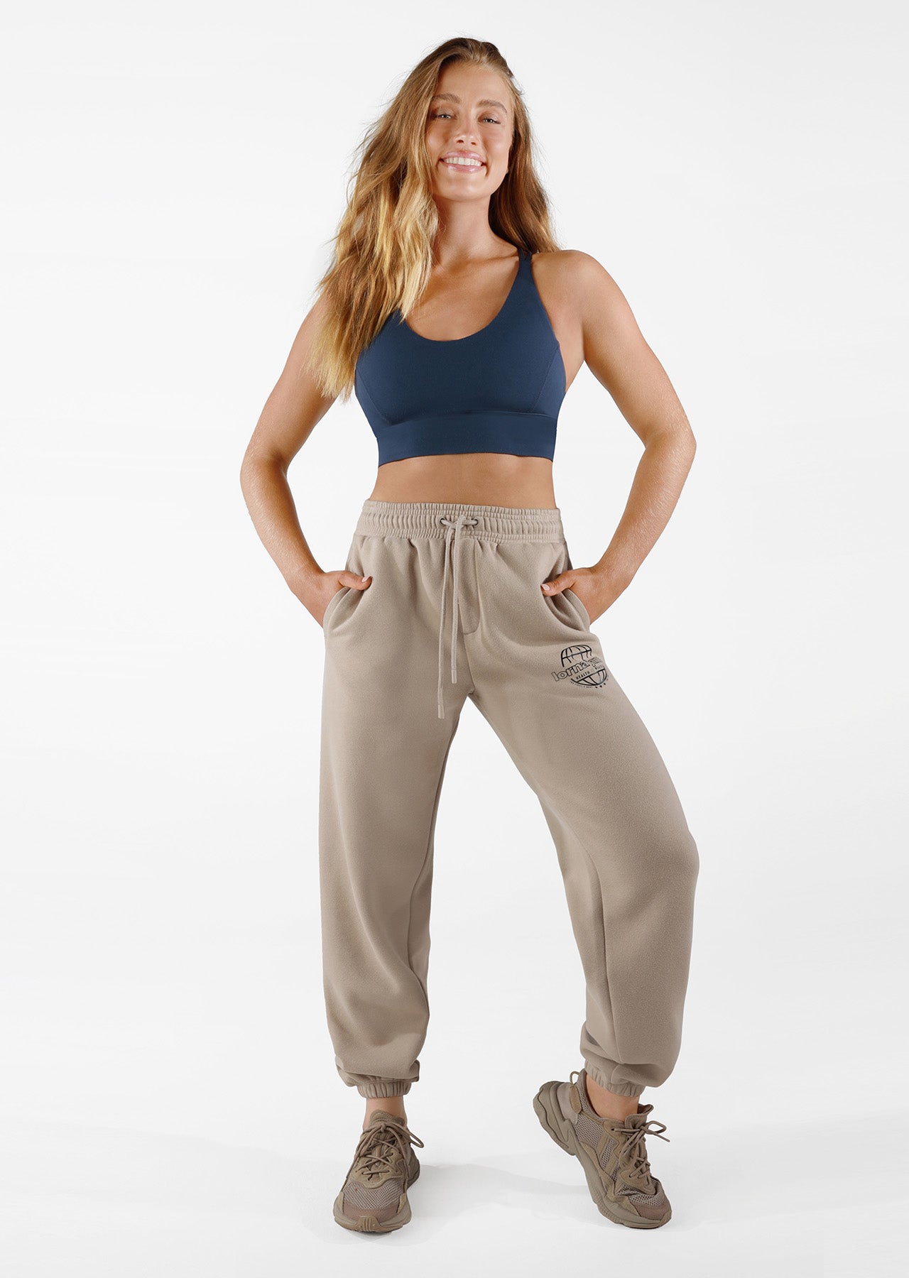 Lorna Jane Cosy Up Track Pants - Off White