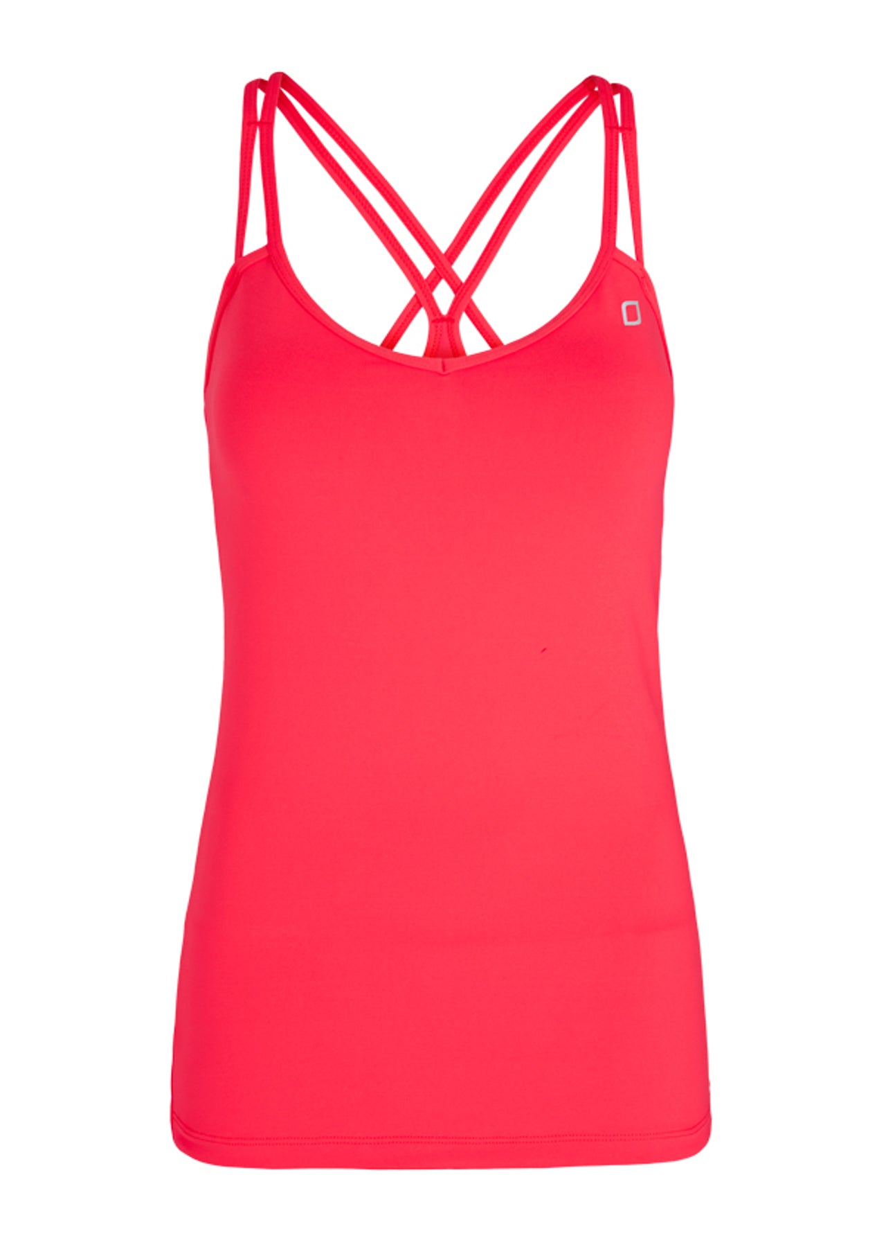Lorna Jane Criss Cross Excel Tank - Cupid Red