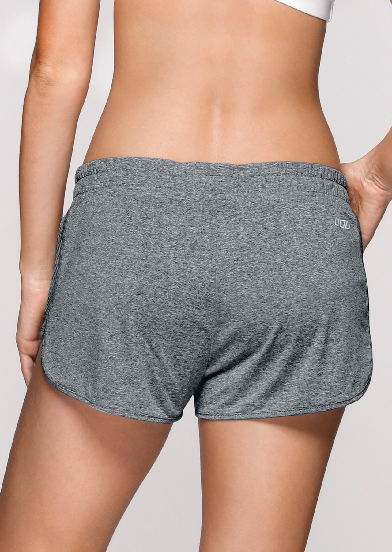 Lorna Jane Crusade Run Shorts - Vapour Marl