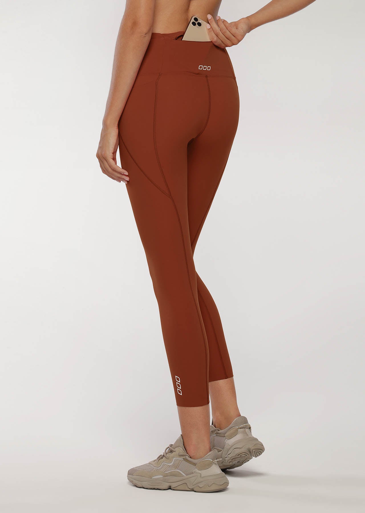 Lorna Jane Dash Ankle Biter Leggings - Copper