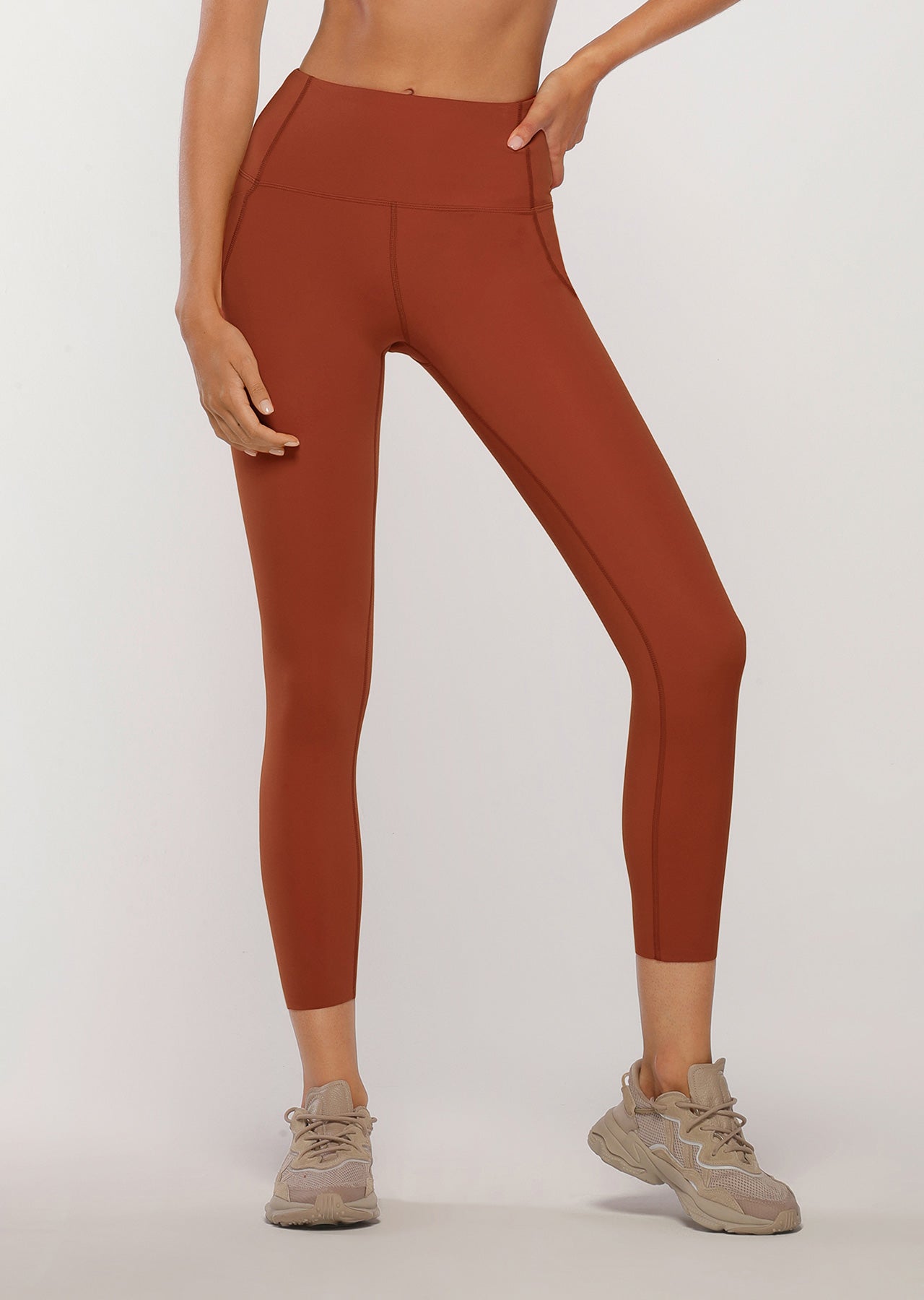 Lorna Jane Dash Ankle Biter Leggings - Copper