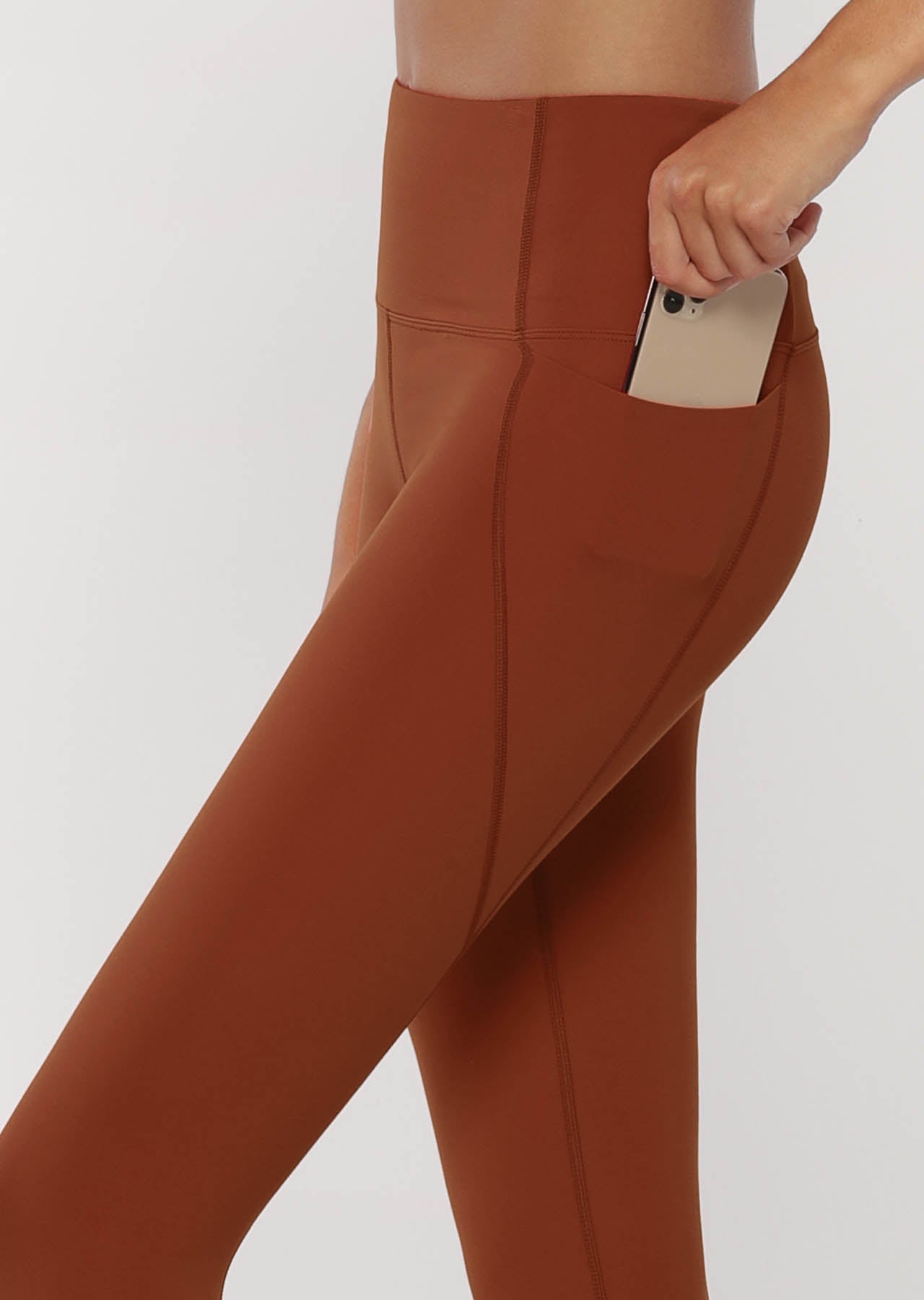 Lorna Jane Dash Ankle Biter Leggings - Copper