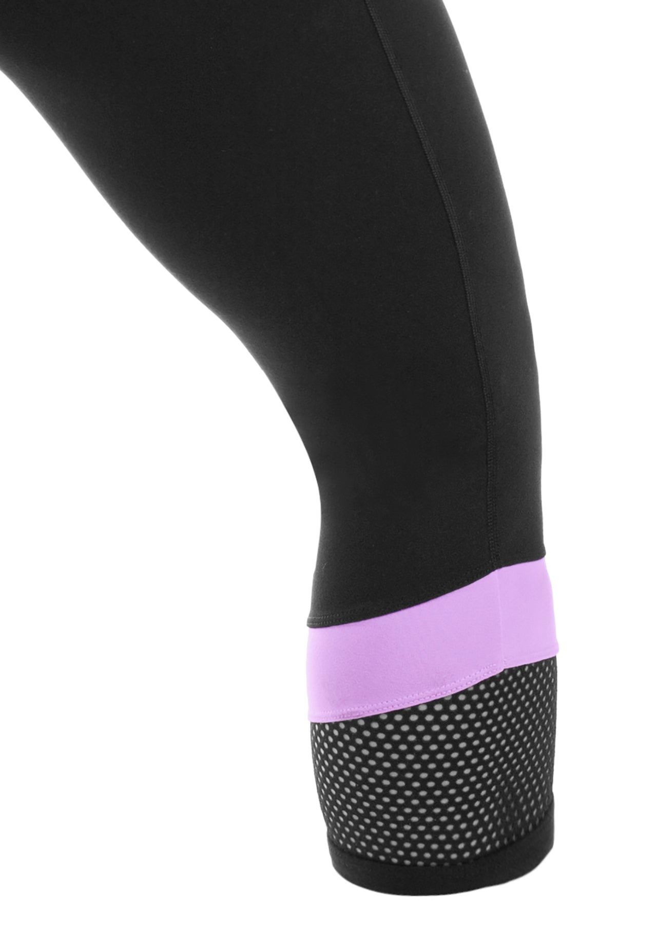 Lorna Jane Desire 7/8 Core Tight - Black/Soft Lilac