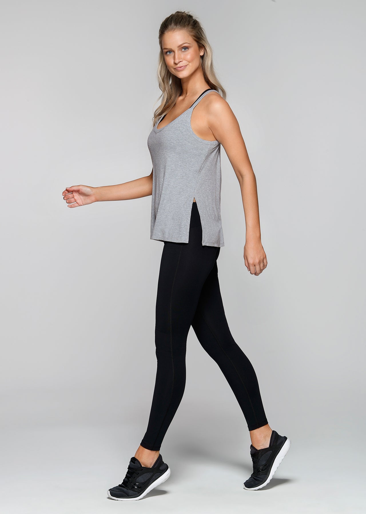 Lorna Jane Devotion Tank - Sea Foam Marl