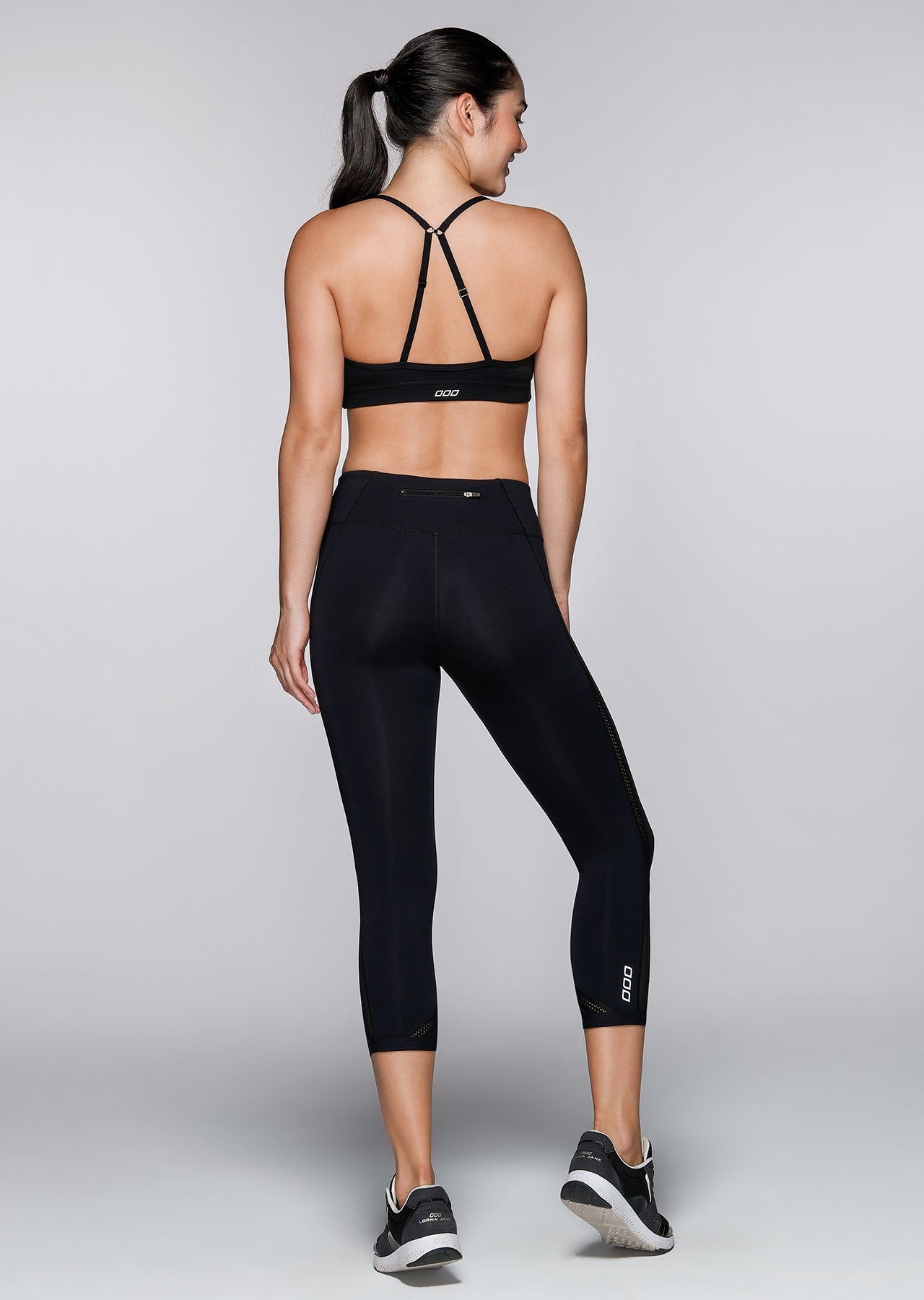 Lorna Jane Ebony Core 7/8 Tight - Black