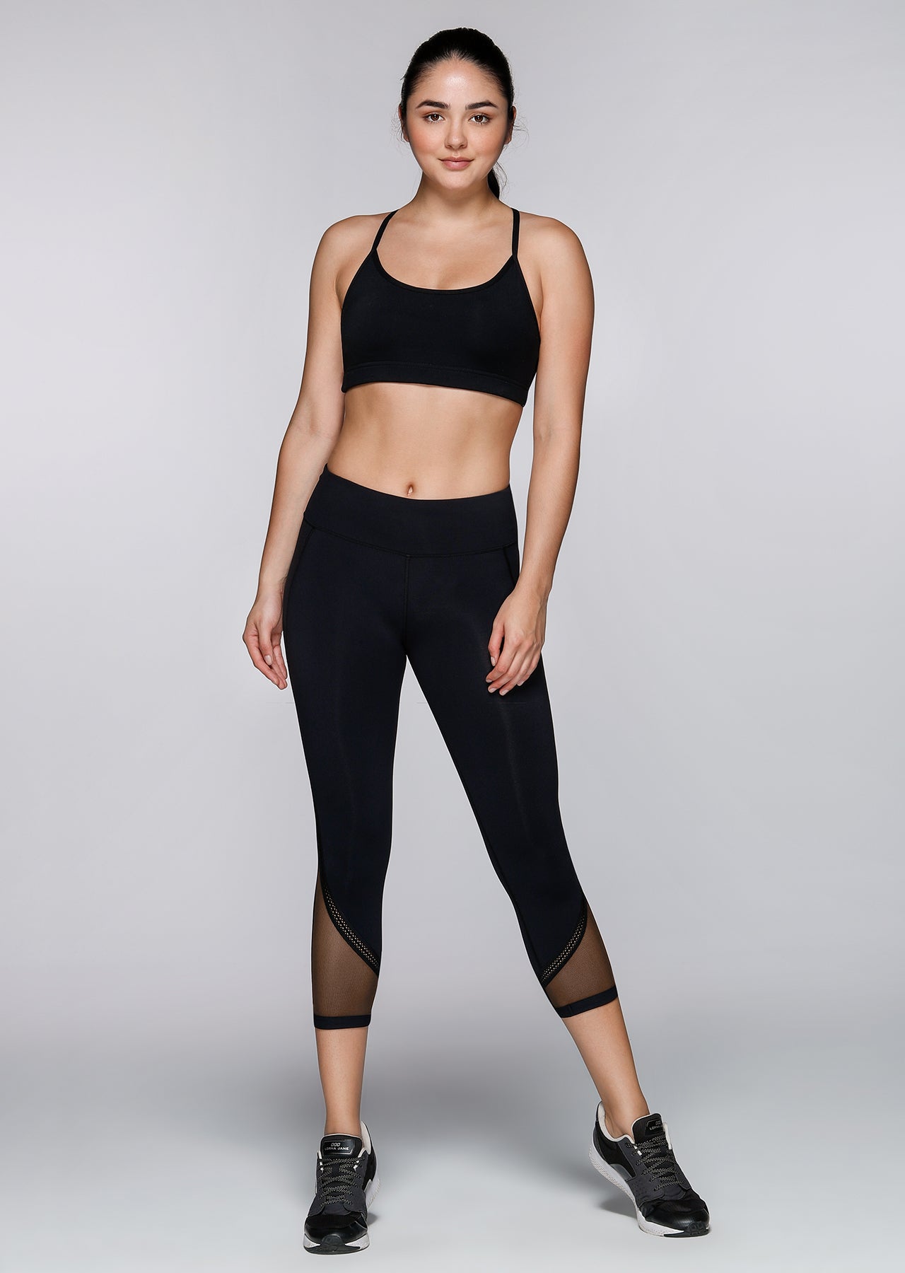Lorna Jane Ebony Core 7/8 Tight - Black