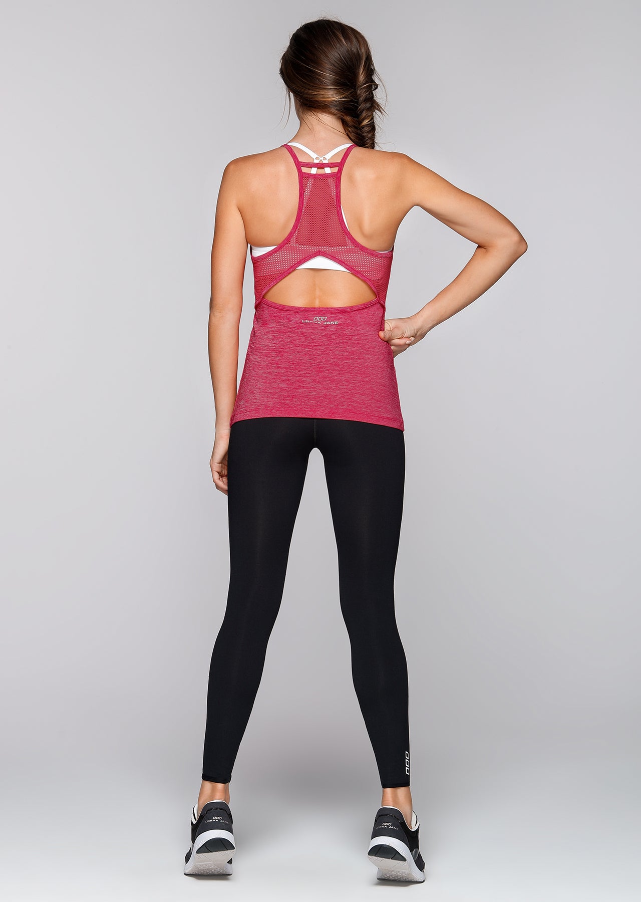 Lorna Jane Eliza Active Tank - Blush Marl