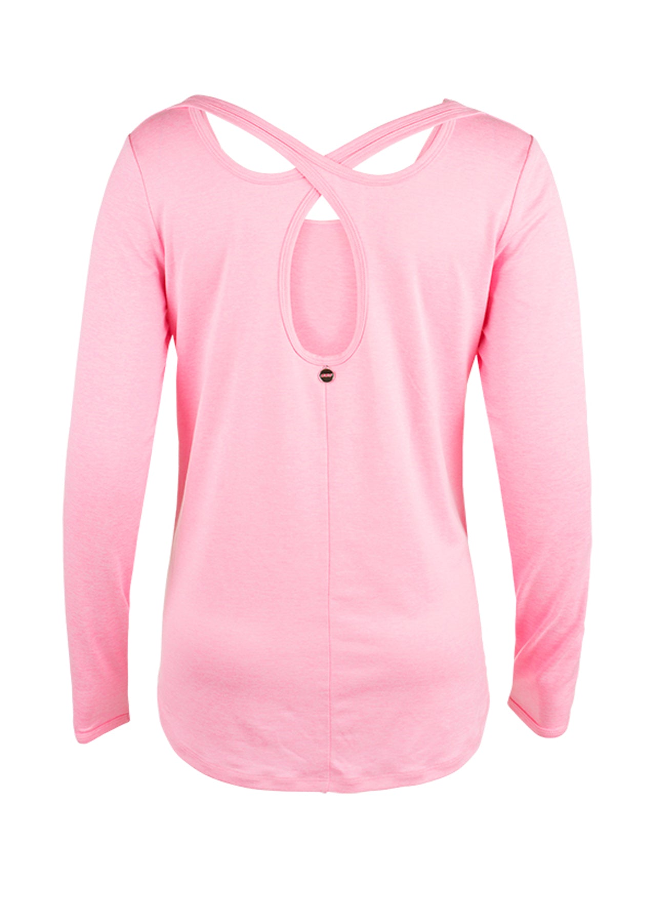 Lorna Jane Everyday L/Slv Excel Top - Pale Fairy Floss Marl