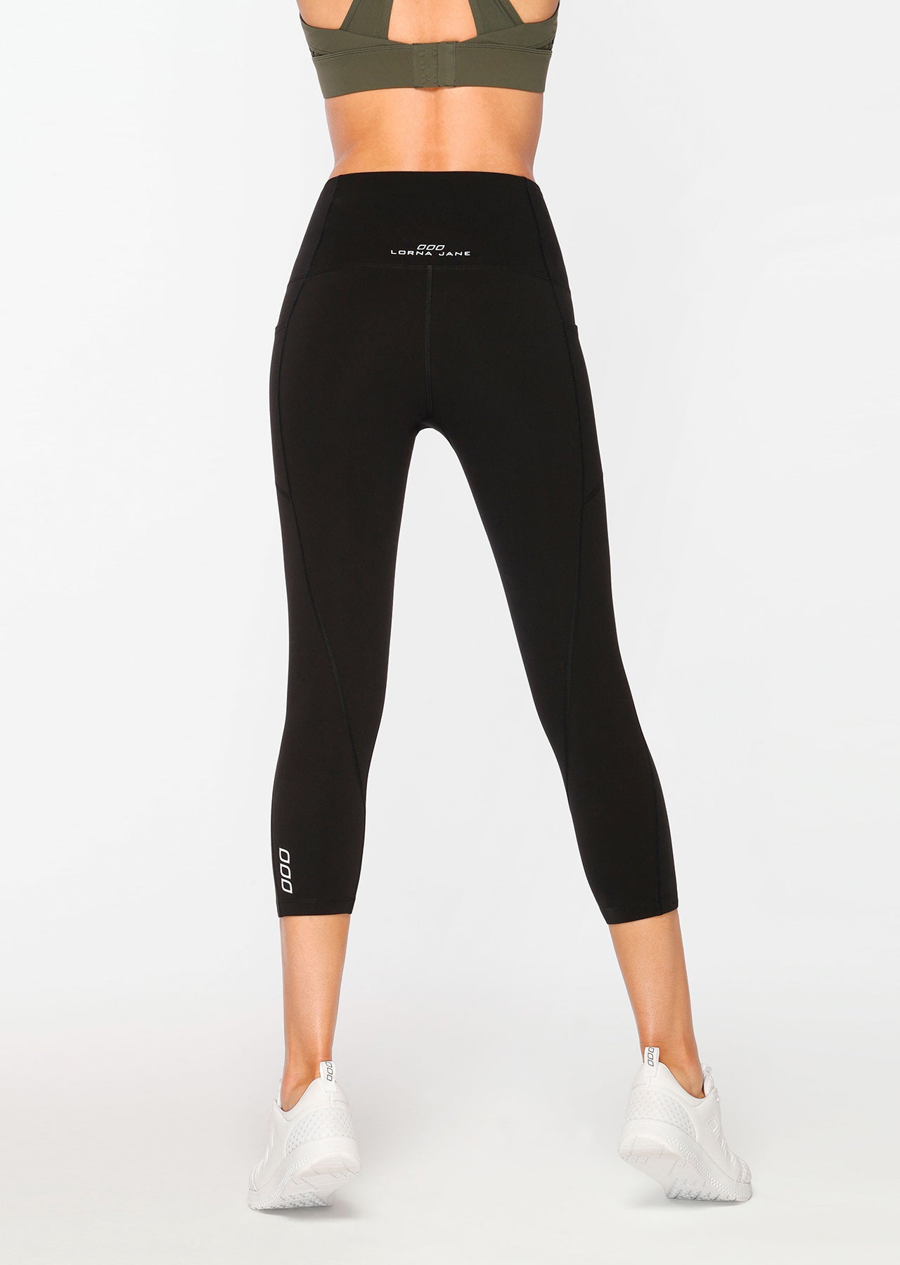 Lorna Jane Everyday Phone Pocket 7/8 Tight - Black