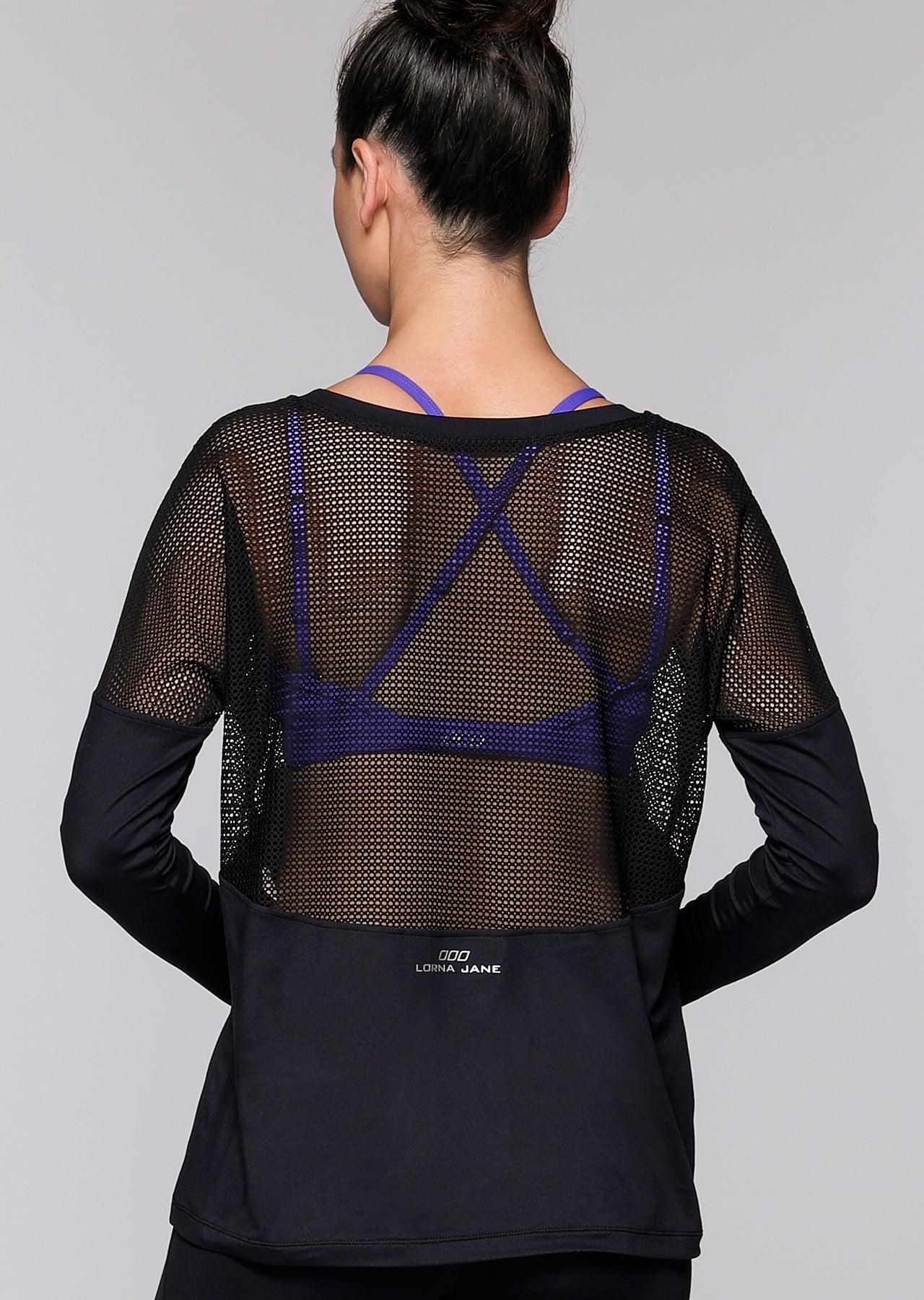Lorna Jane Evolve L/Slv Excel Top - Black