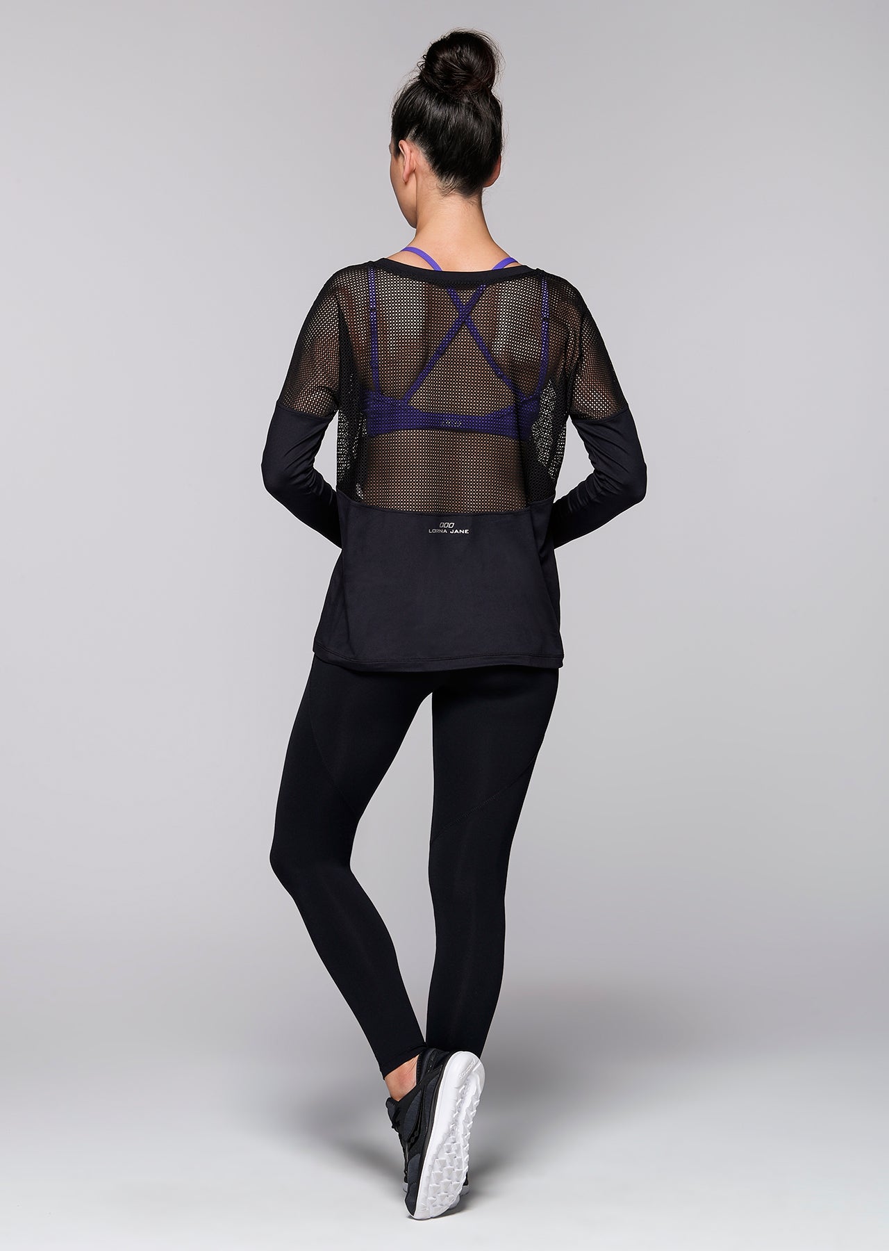 Lorna Jane Evolve L/Slv Excel Top - Black