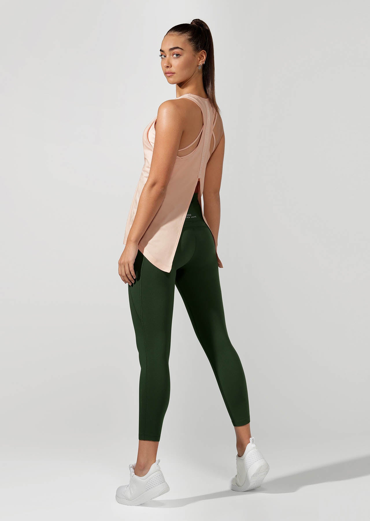 Lorna Jane Excel Open Back Performance Tank - Petal Marl