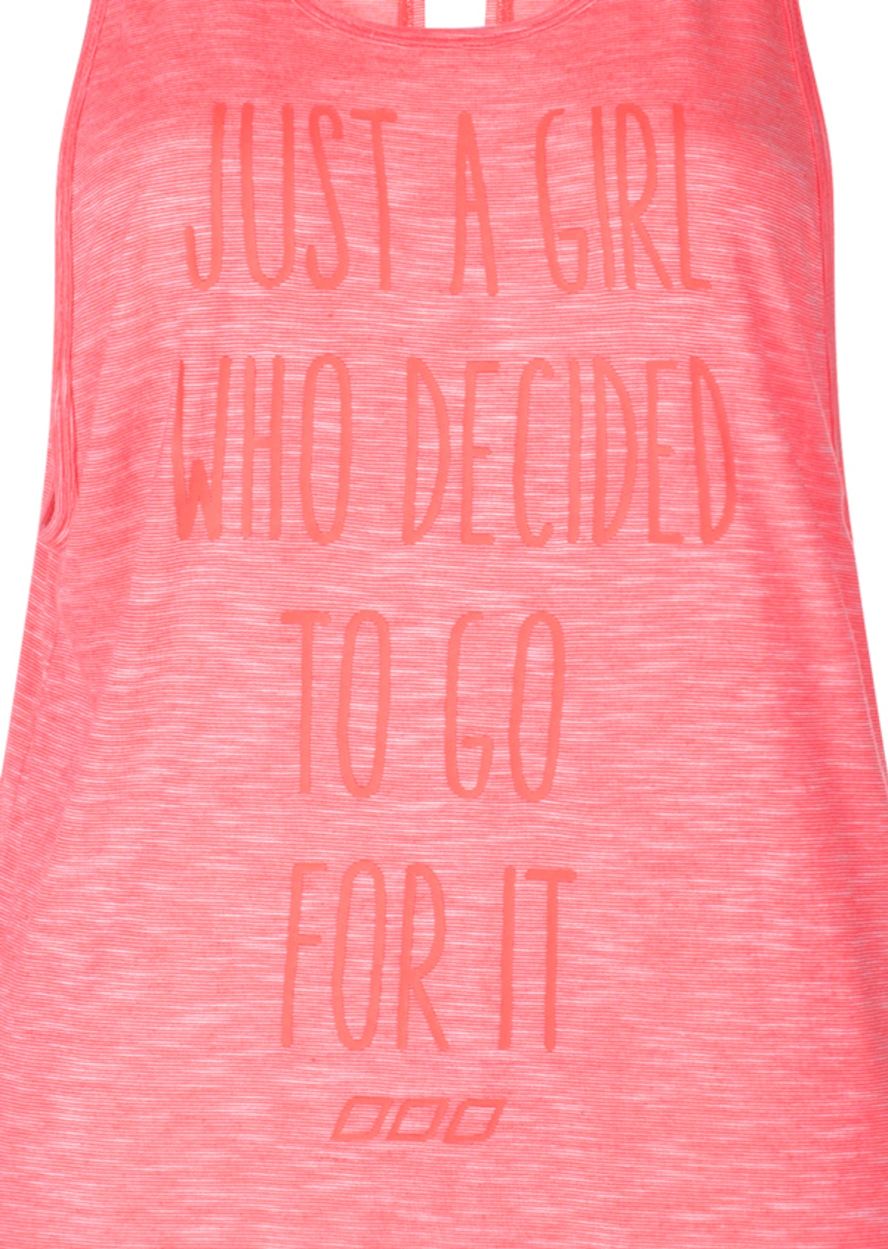 Lorna Jane Fabulous Tank - Fluro Orange Marl