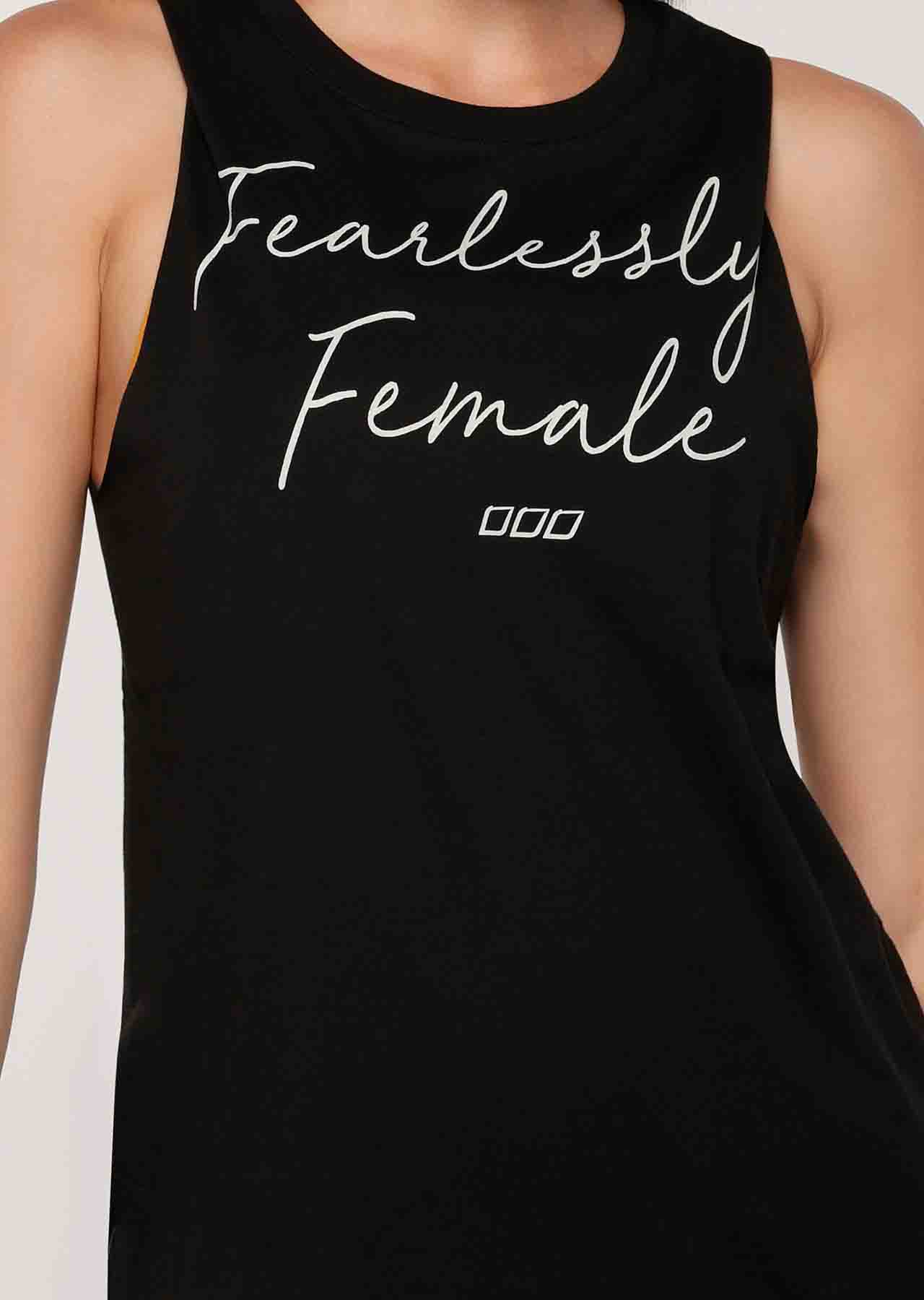Lorna Jane Fearlessly Female Muscle Tank - Black