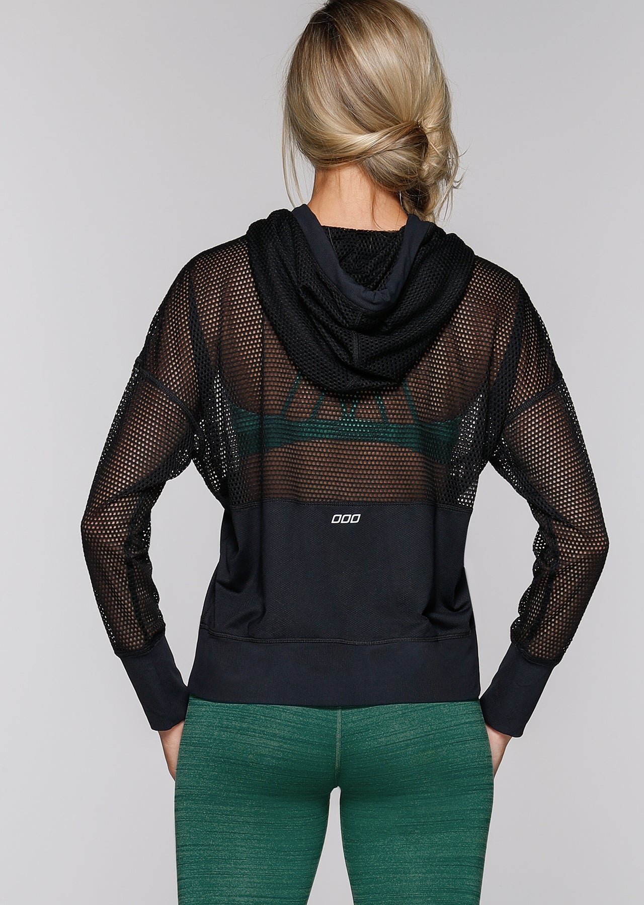 Lorna Jane Feel The Beat Cropped Hoodie - Black