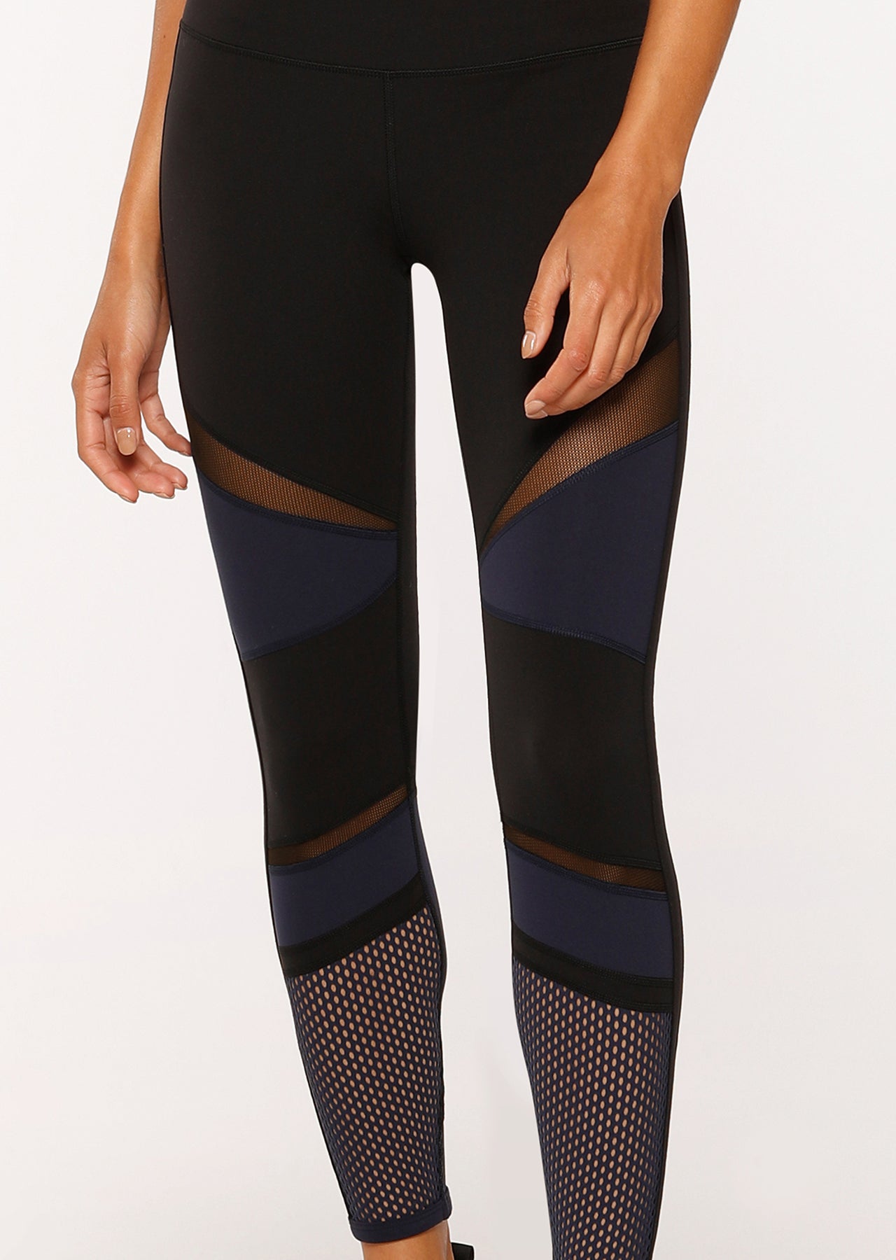 Lorna Jane Fitter Core F/L Tight - Black/French Navy