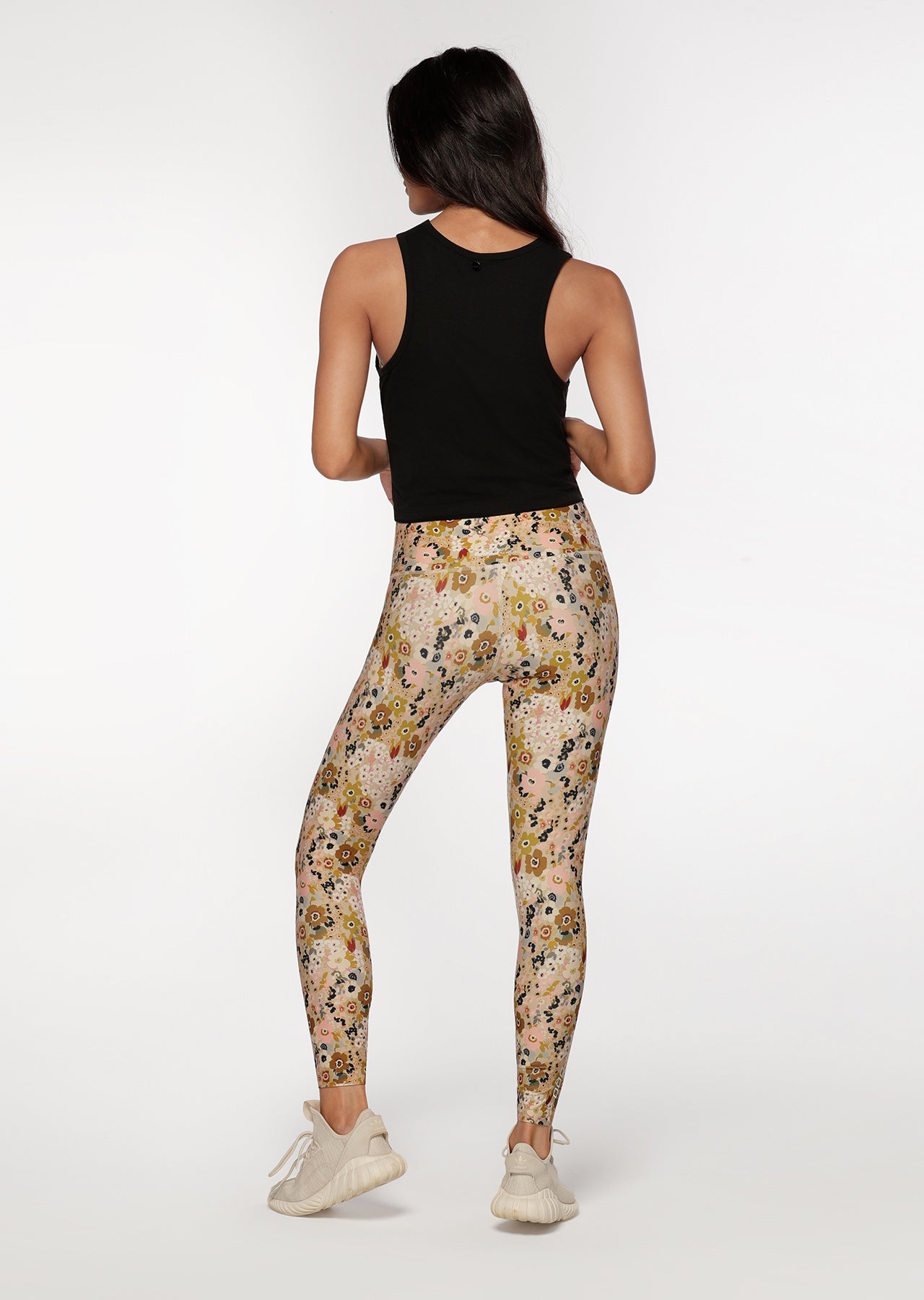 Lorna Jane Flawless Cropped Active Tank - Black