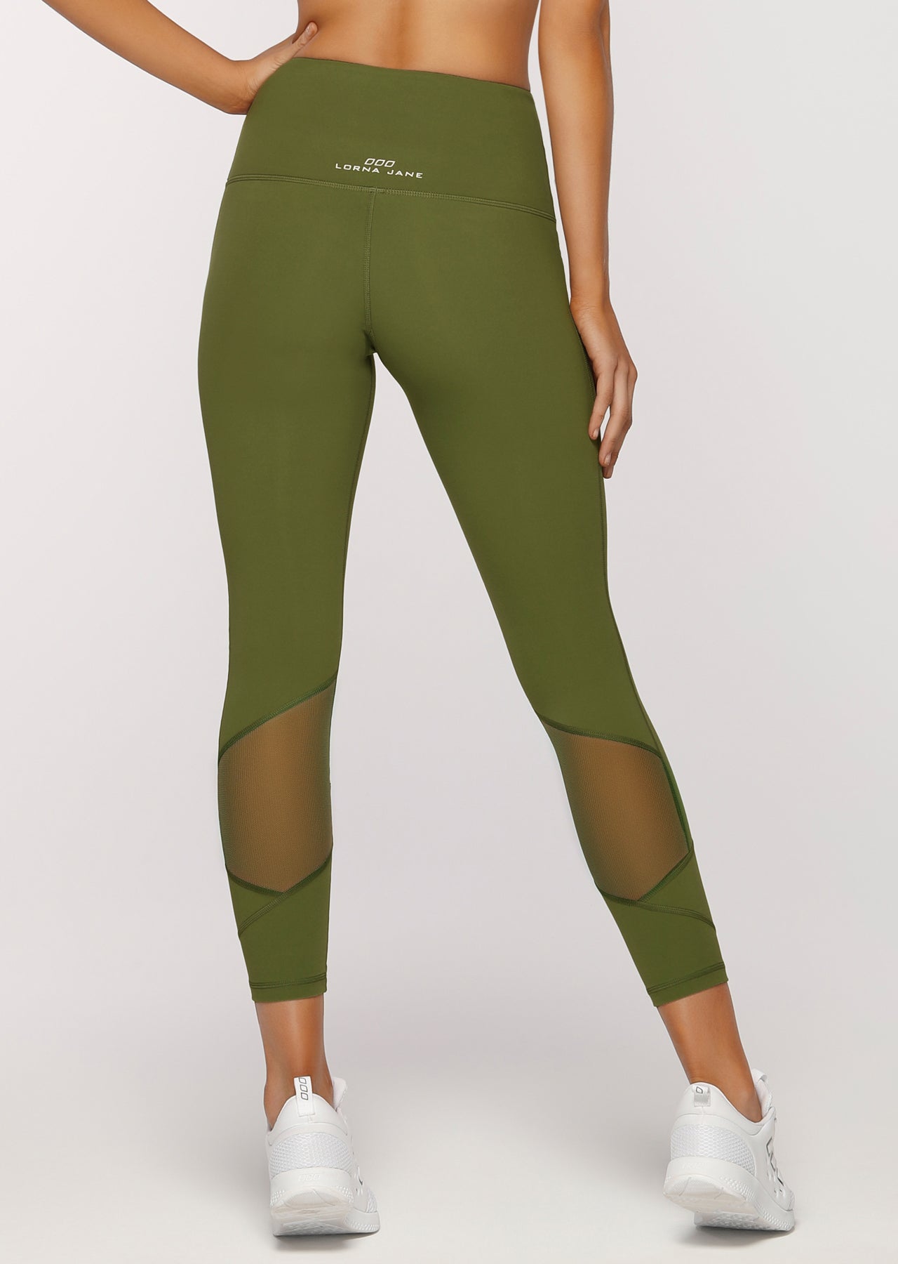 Lorna Jane Fleur Core Ankle Biter Tight - Super Green