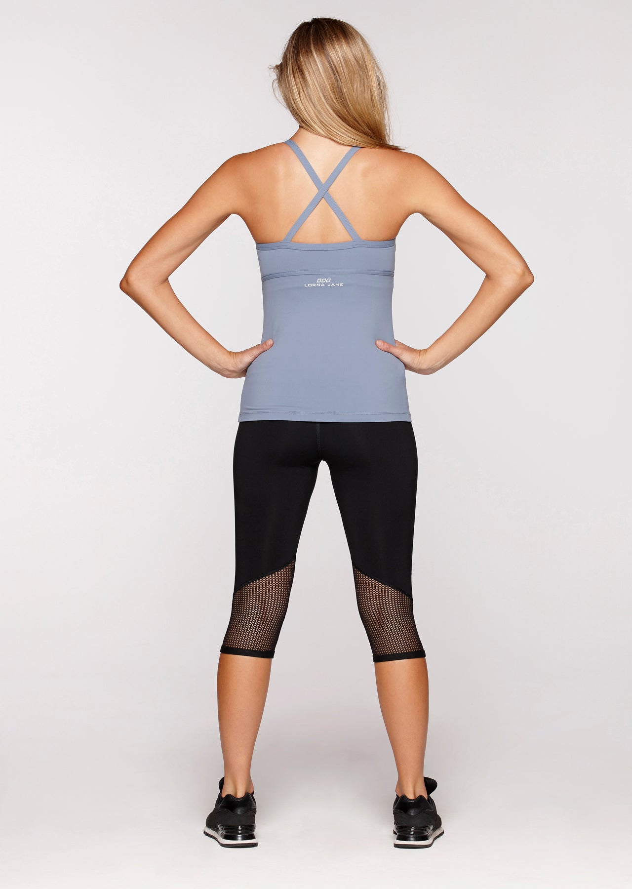 Lorna Jane Galvanise Excel Tank - Powder Grey