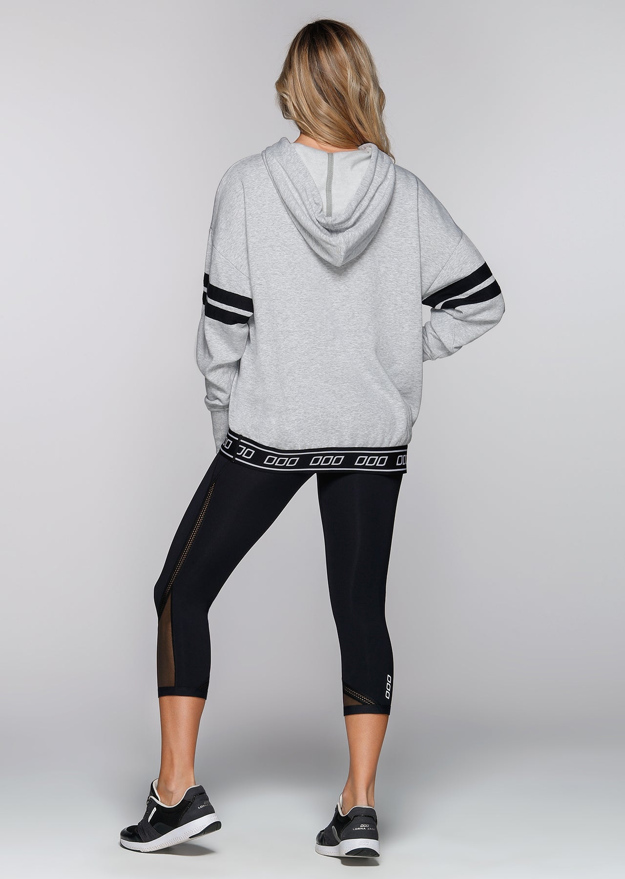 Lorna Jane Game Time Hoodie - Mid Grey Marl