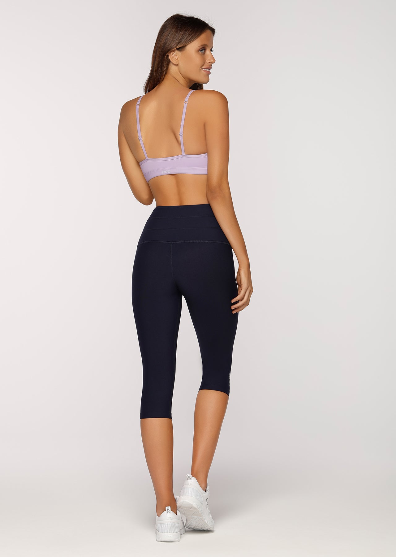 Lorna Jane Gentle Twist Sports Bra - Lilac Mist