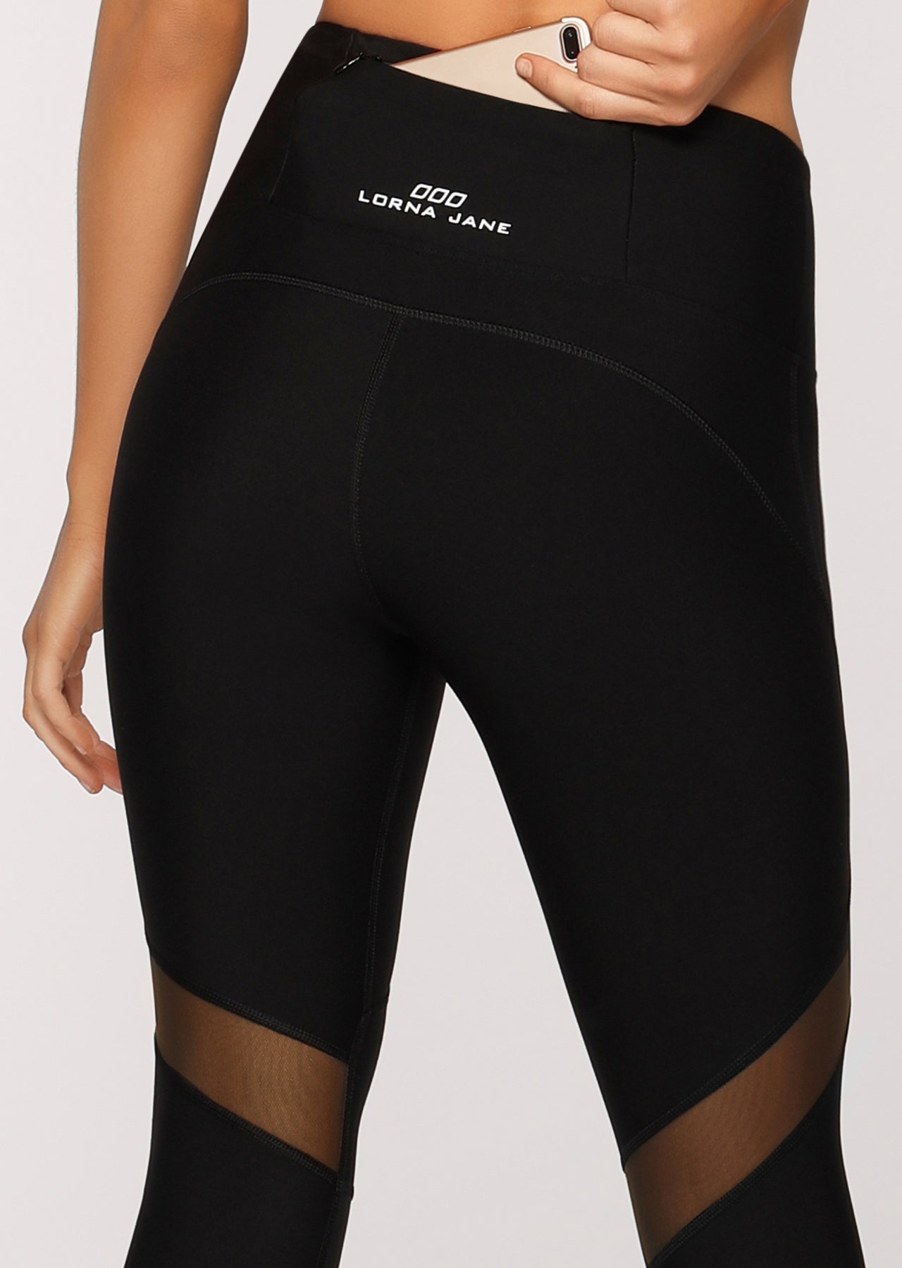 Lorna Jane Get Set Core 7/8 Tight - Black