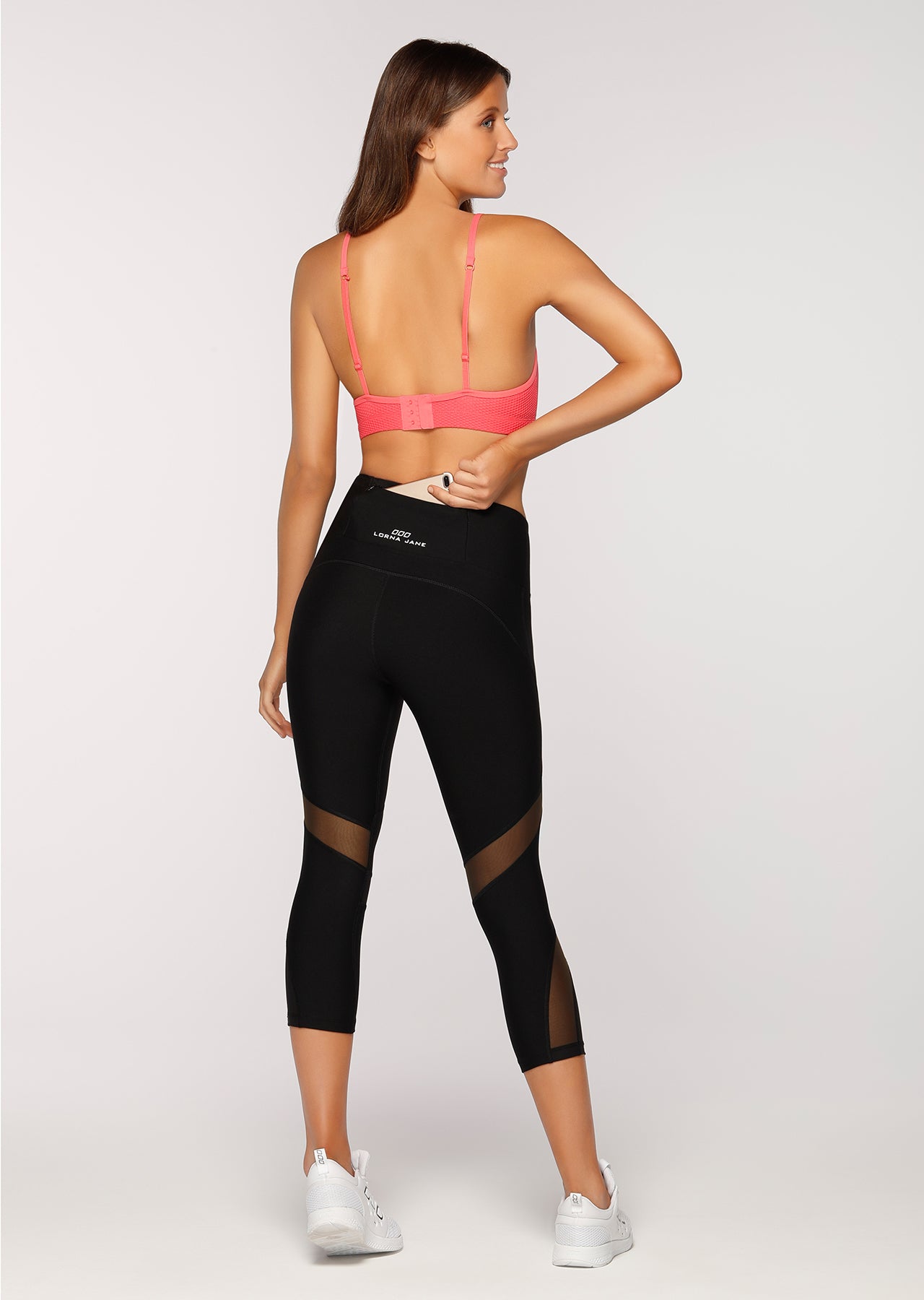 Lorna Jane Get Set Core 7/8 Tight - Black