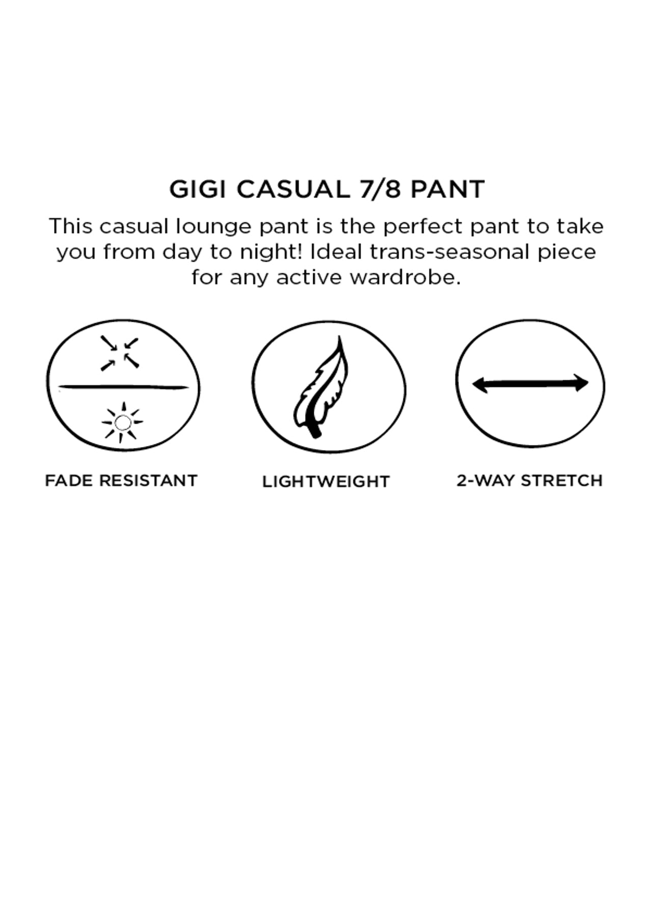 Lorna Jane Gigi Casual 7/8 Pants - Canyon Marl