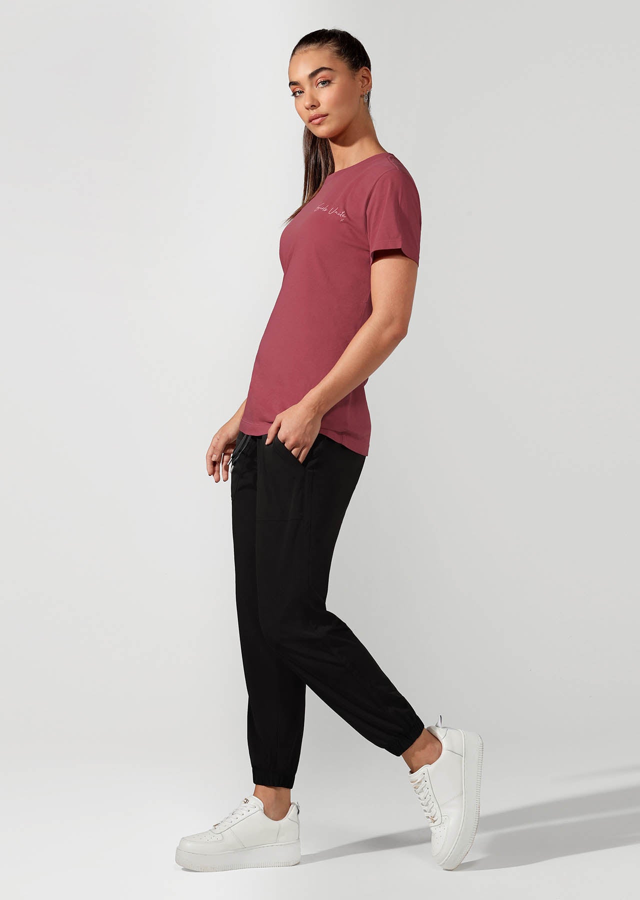 Lorna Jane Girls Unite Tee - Raspberry Sorbet