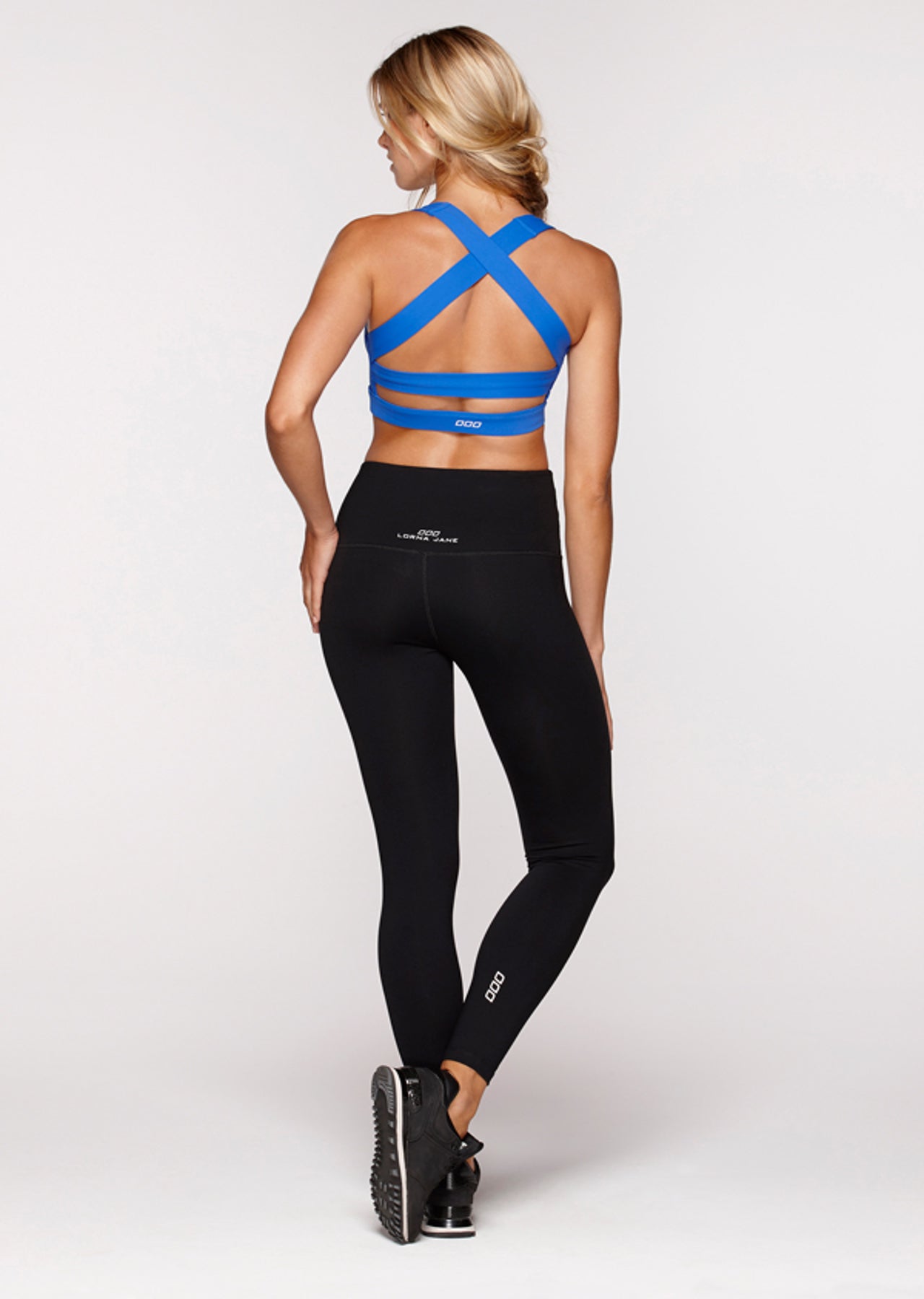 Lorna Jane Glamour Girl Sports Bra - Yves Blue