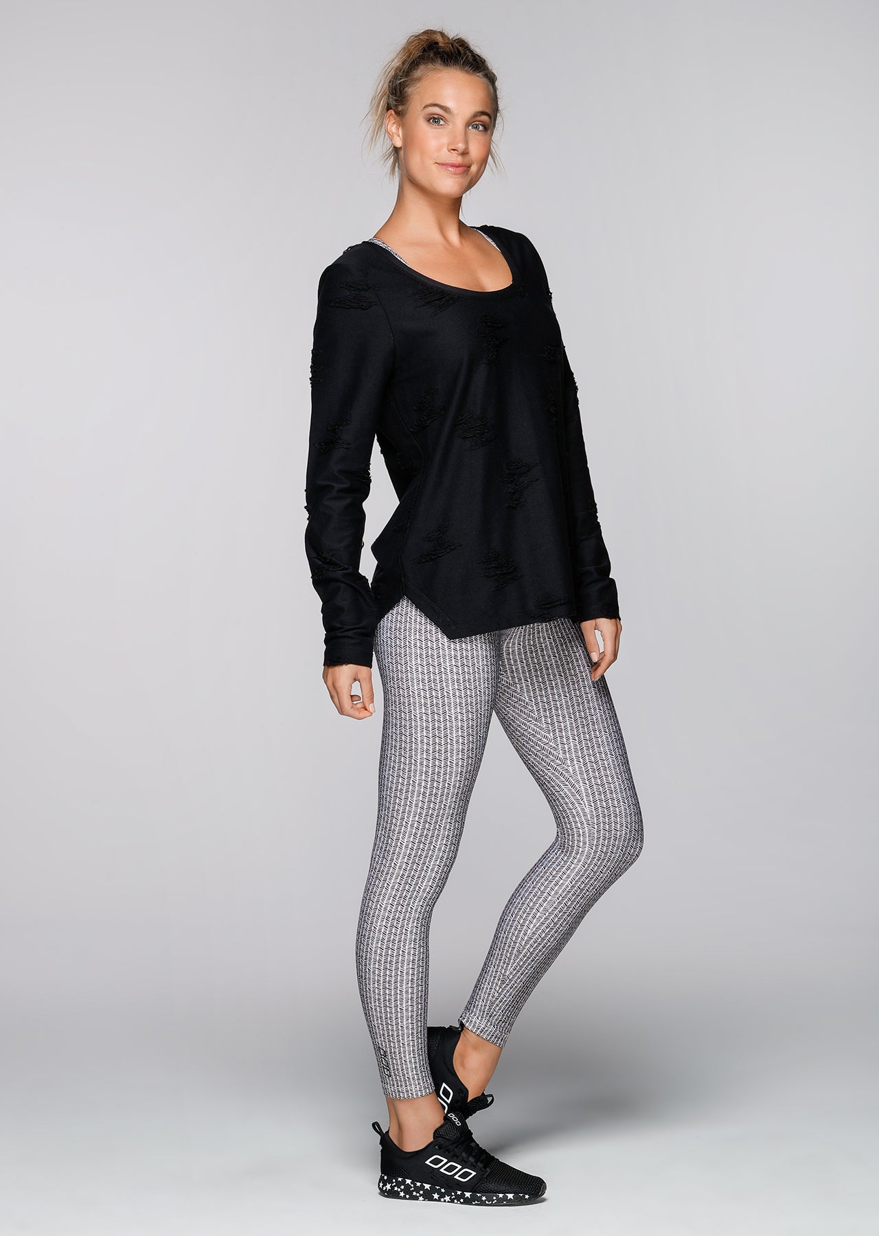 Lorna Jane Glory L/Slv Top - Black