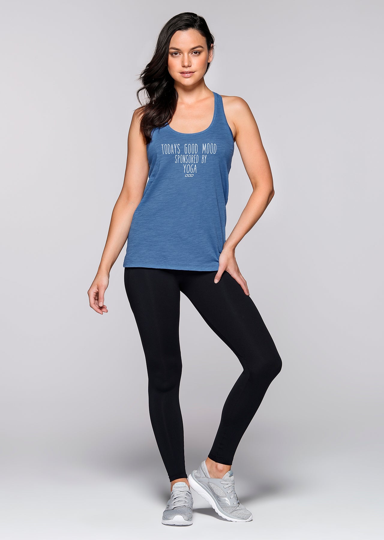 Lorna Jane Good Mood Tank - Cosmic Dust