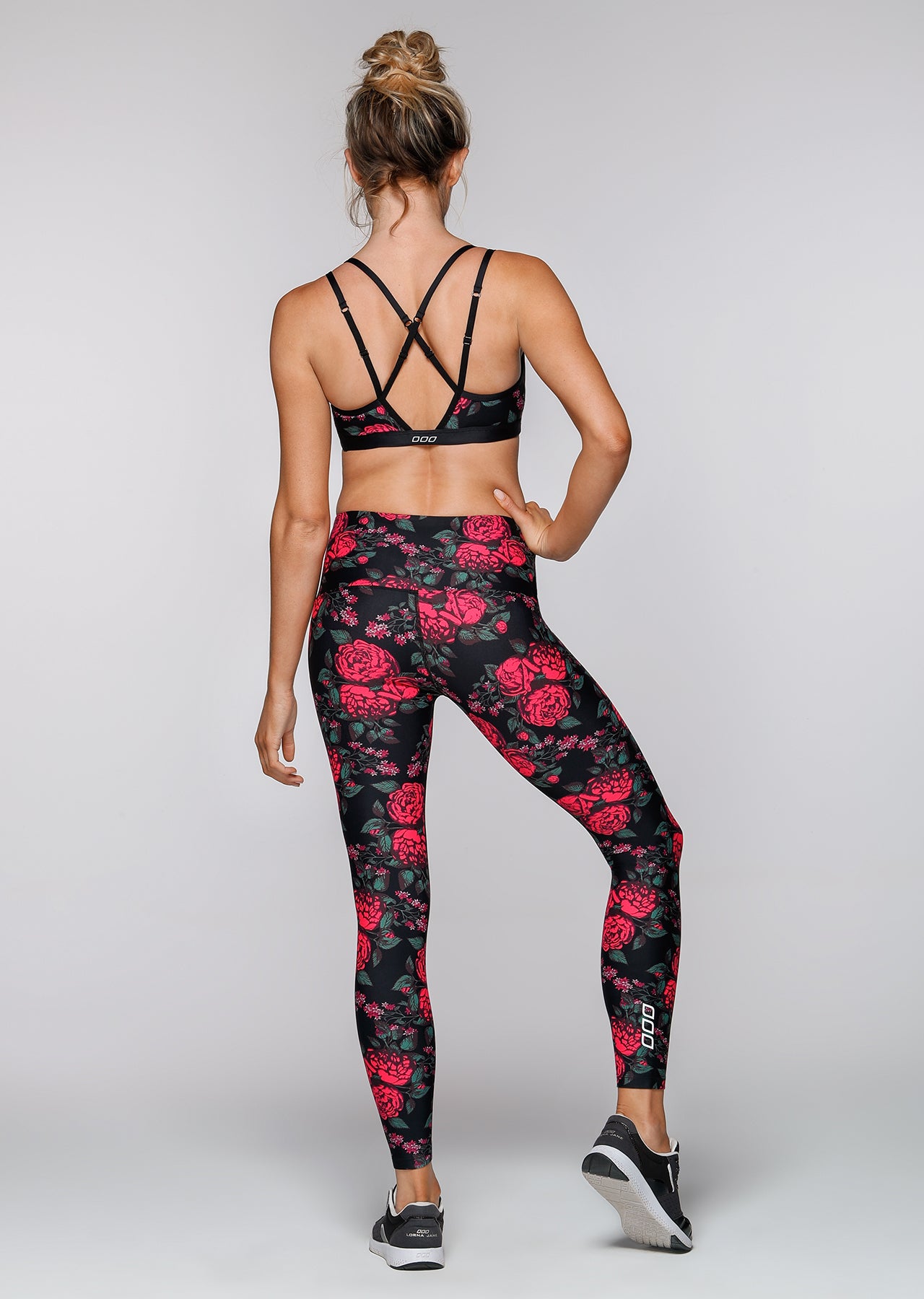 Lorna Jane Gothic Rose F/L Tight - Gothic Rose Print