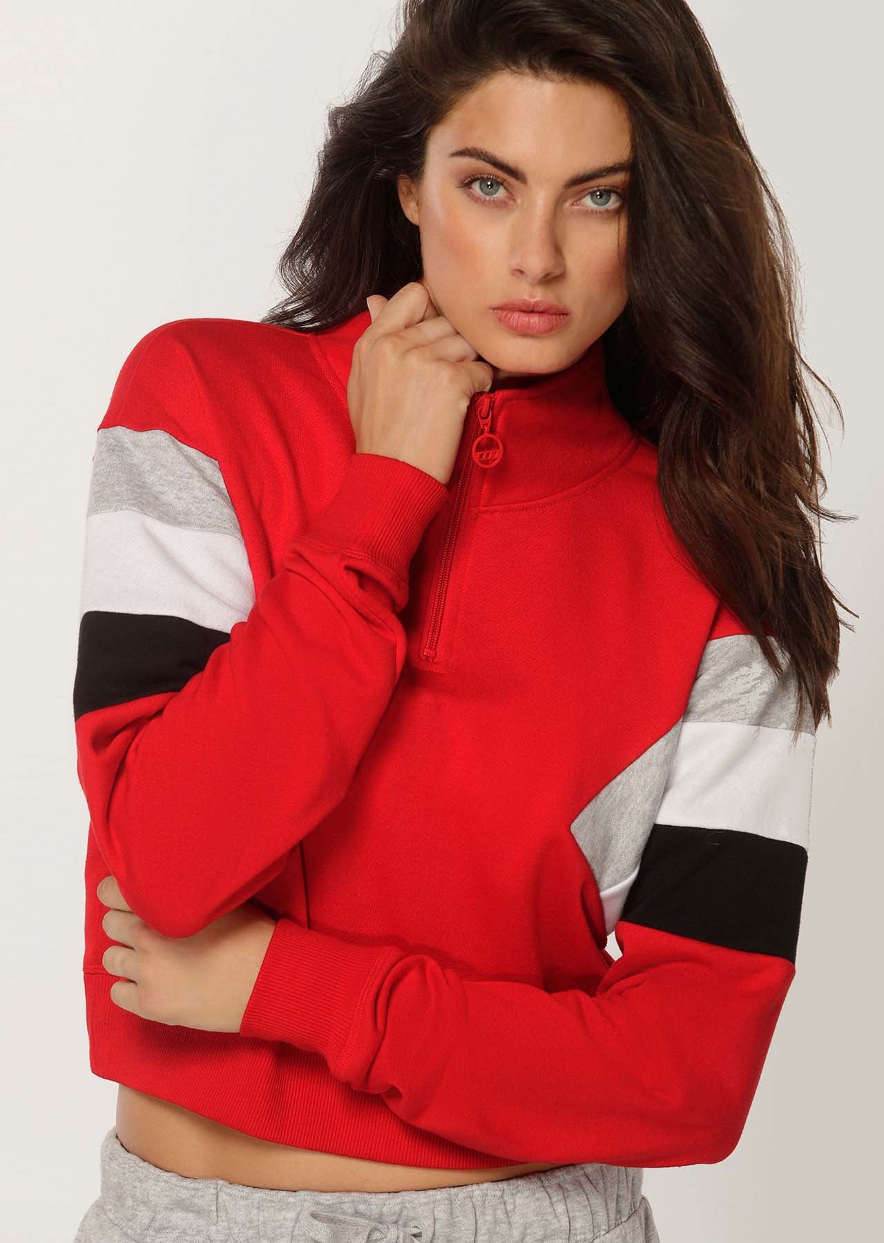 Lorna Jane Grandstand Half Zip Sweater - Ginger