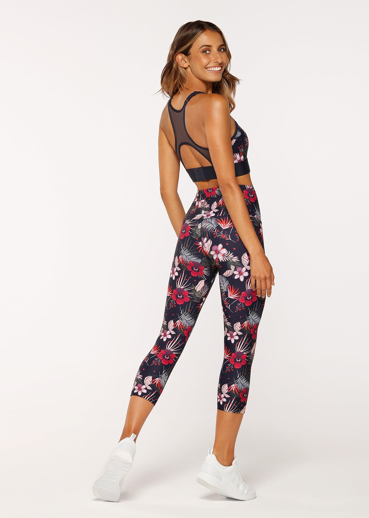 Lorna Jane Graphic Jungle Core 7/8 Tight - Graphic Jungle Print